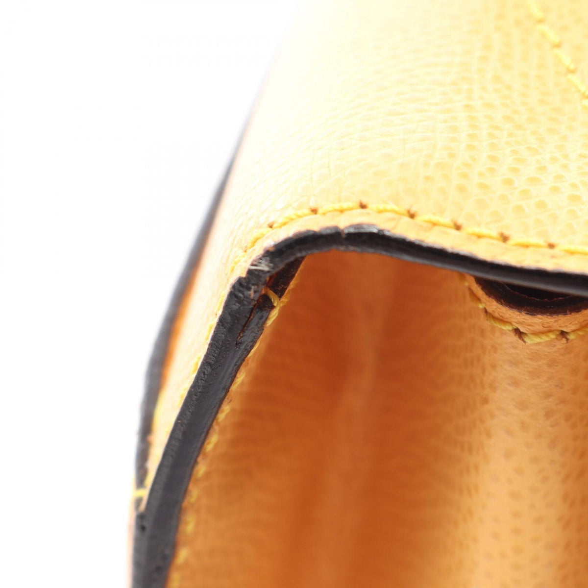 Celine Yellow Leather Handbag (Pre-Owned)