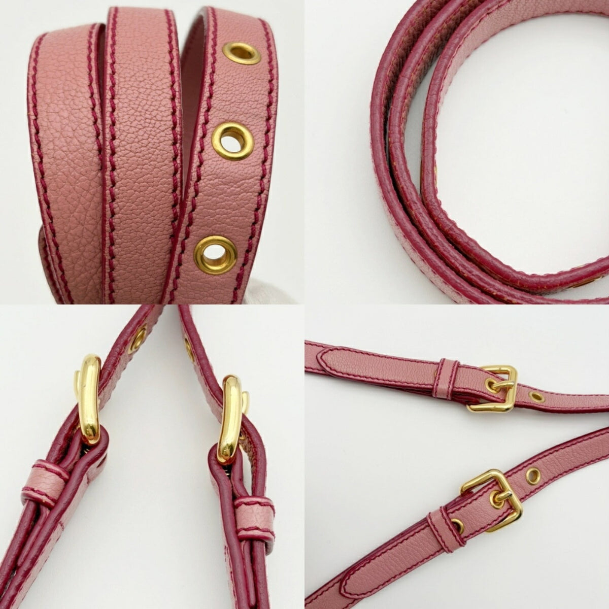 Miu Miu Pink Leather Shoulder Bag (Pre-Owned)