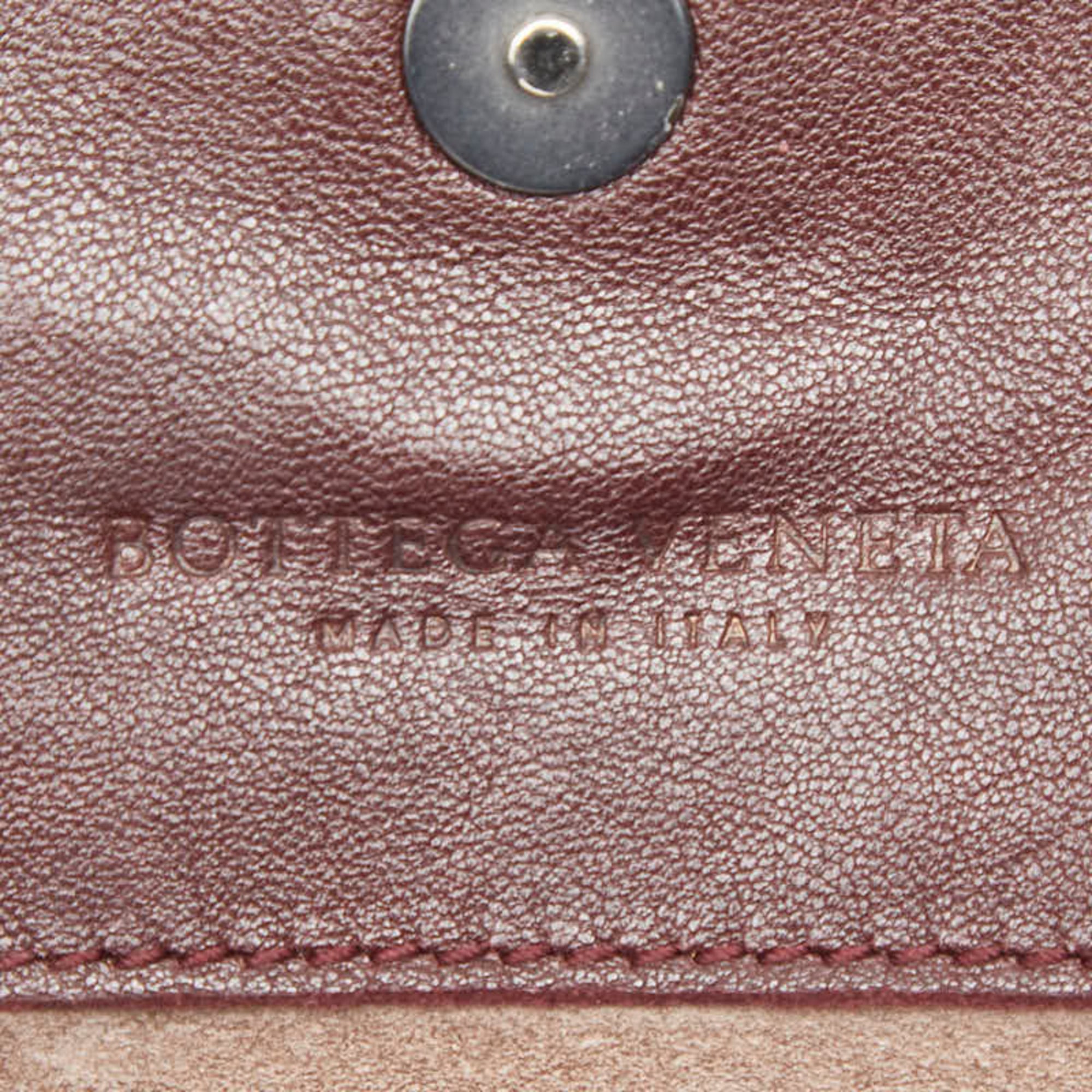 Bottega Veneta Brown Leather Handbag Tote Bag (Pre-Owned)