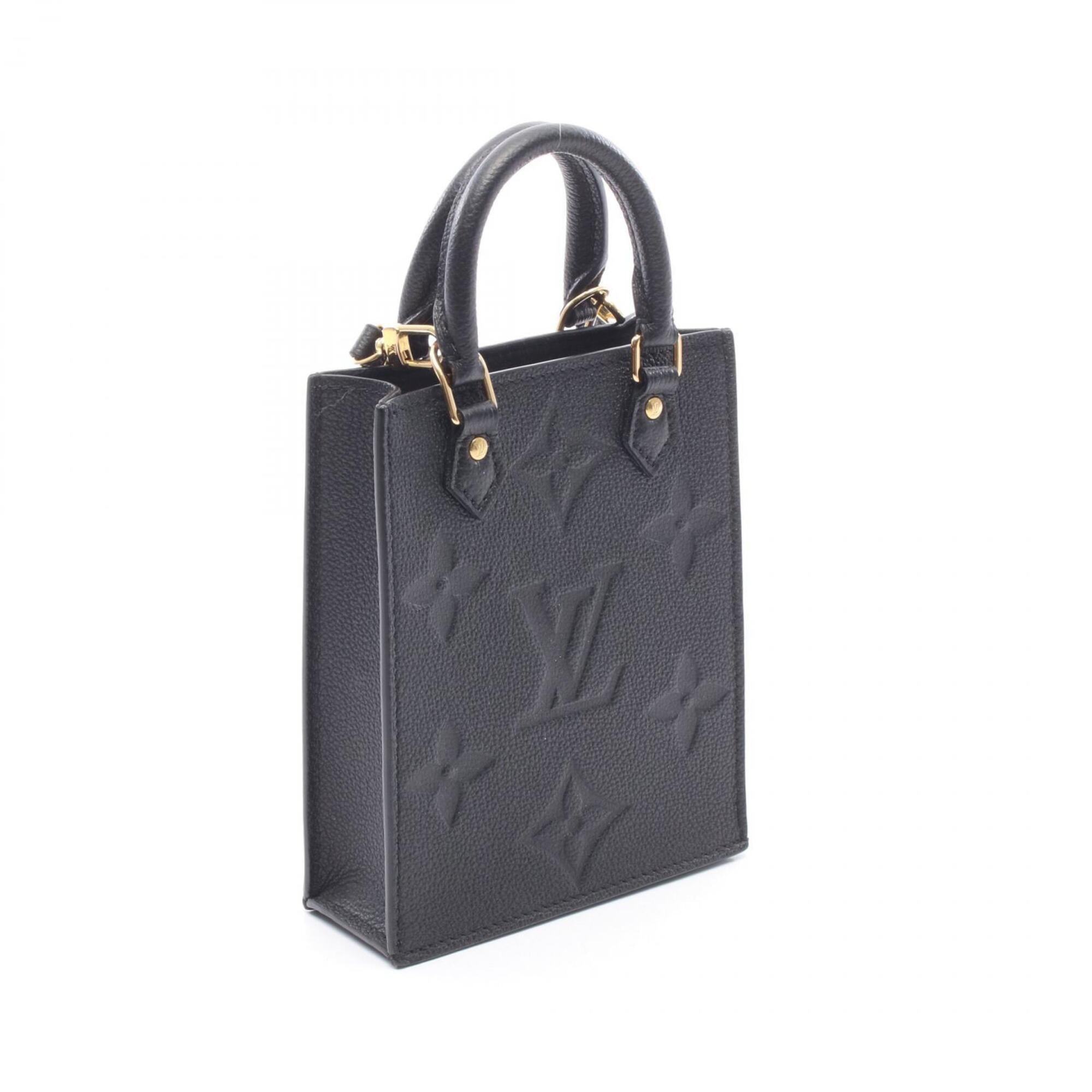 Louis Vuitton Black Noir Monogram Empreinte Handbag (Pre-Owned)