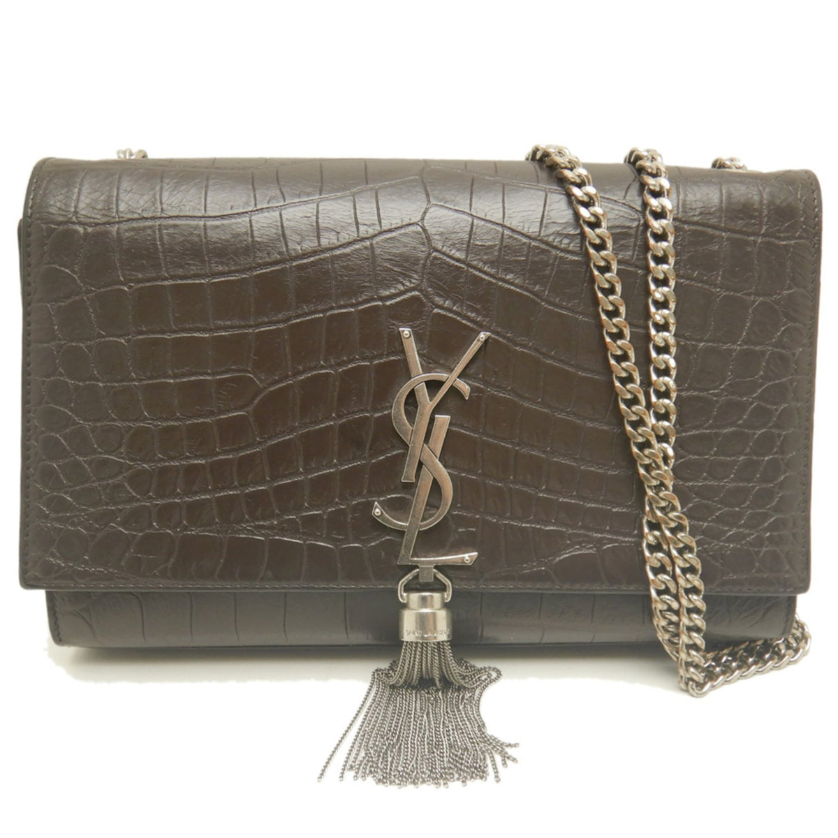 Yves Saint Laurent Brown Leather Shoulder Bag (Pre-Owned)