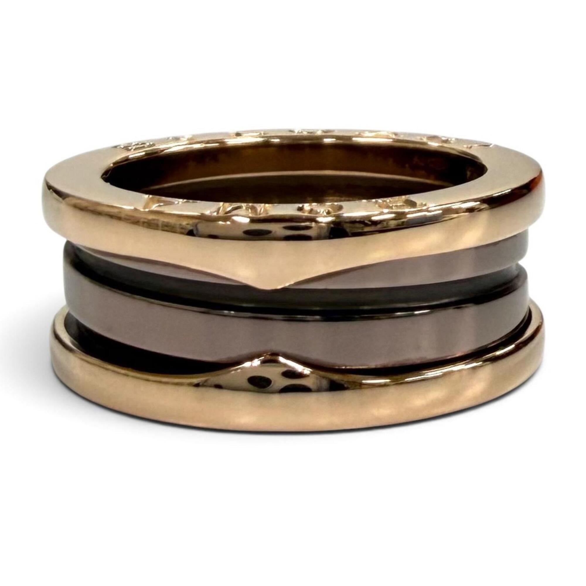 Bvlgari Pink Gold Pink Gold (18K) Metal Band Ring (Pre-Owned)