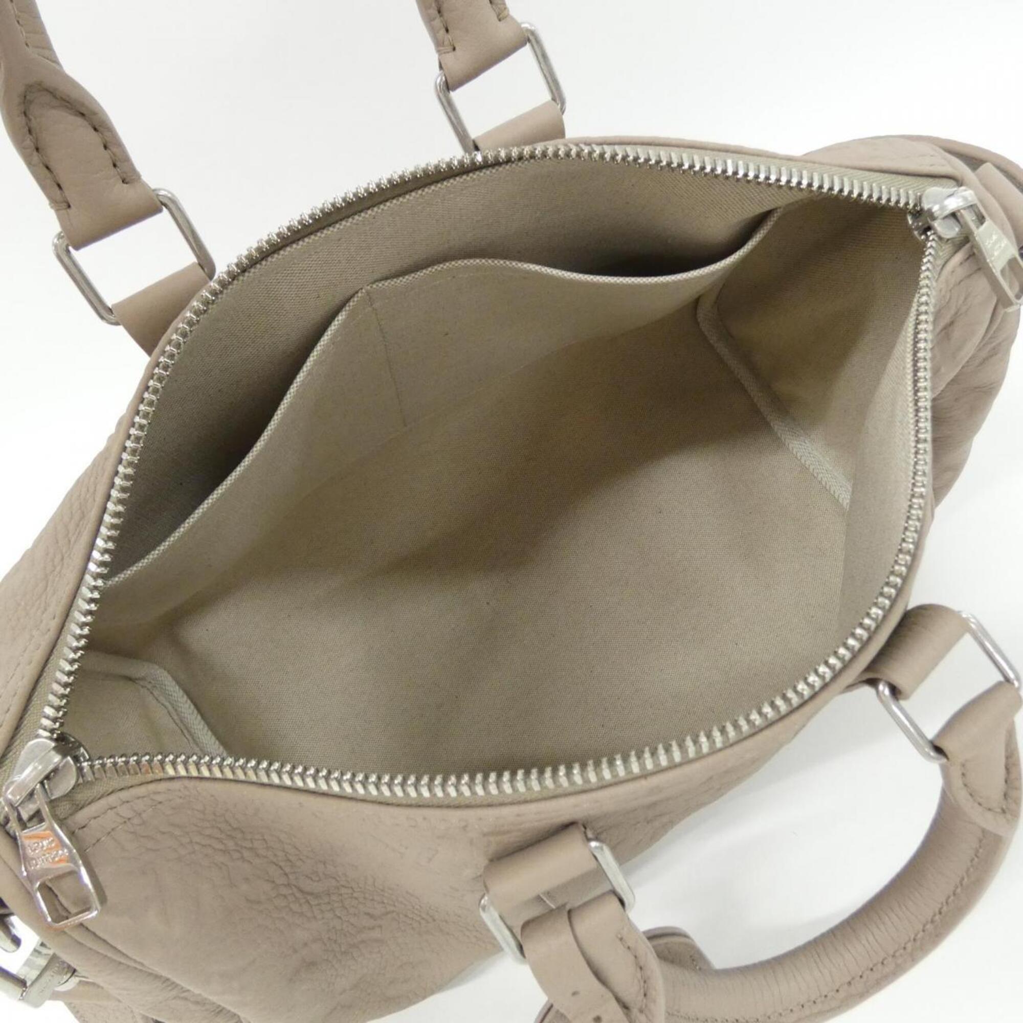 Louis Vuitton Beige Rose Leather Boston Bag (Pre-Owned)