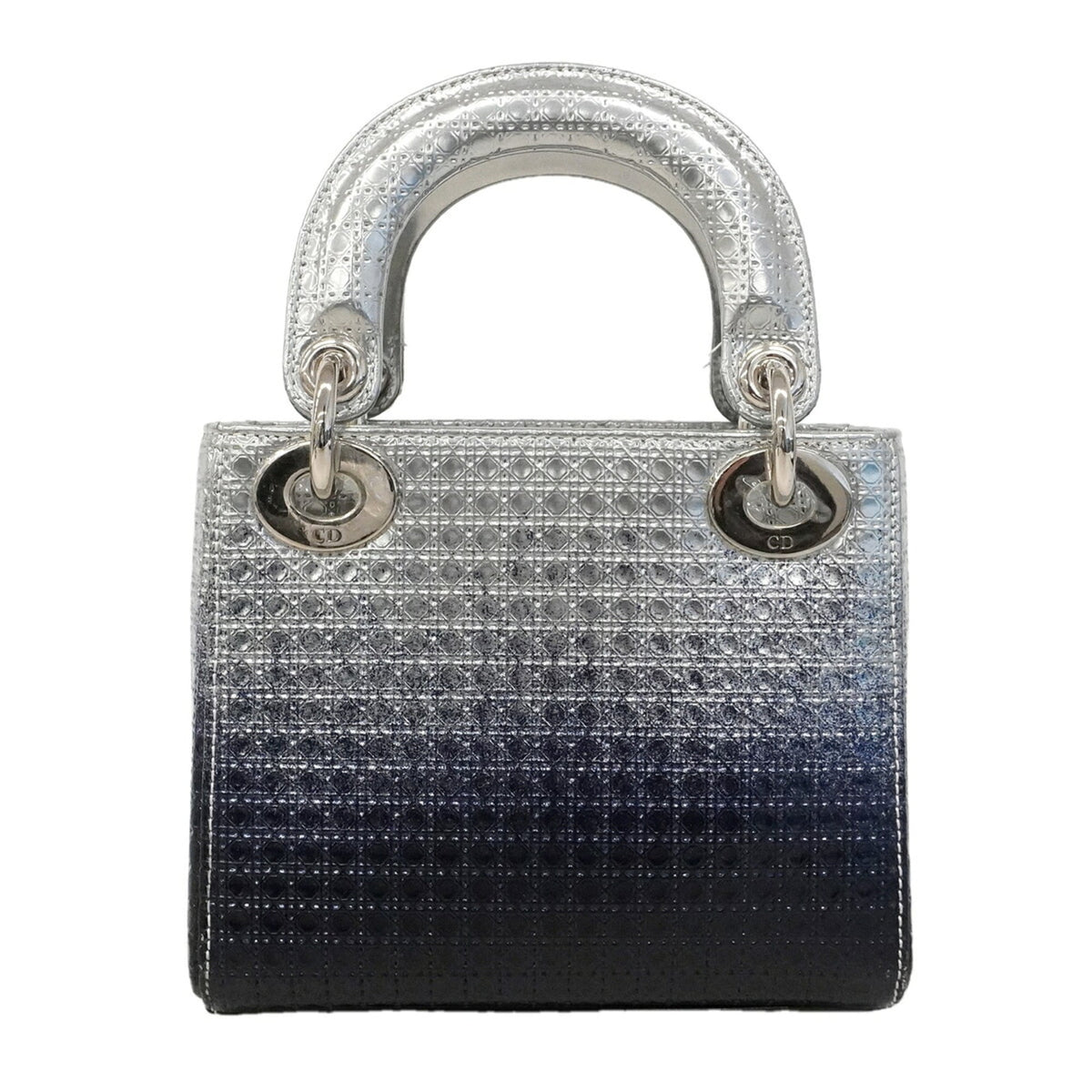 Christian Dior Silver Leather Handbag (Pre-Owned)