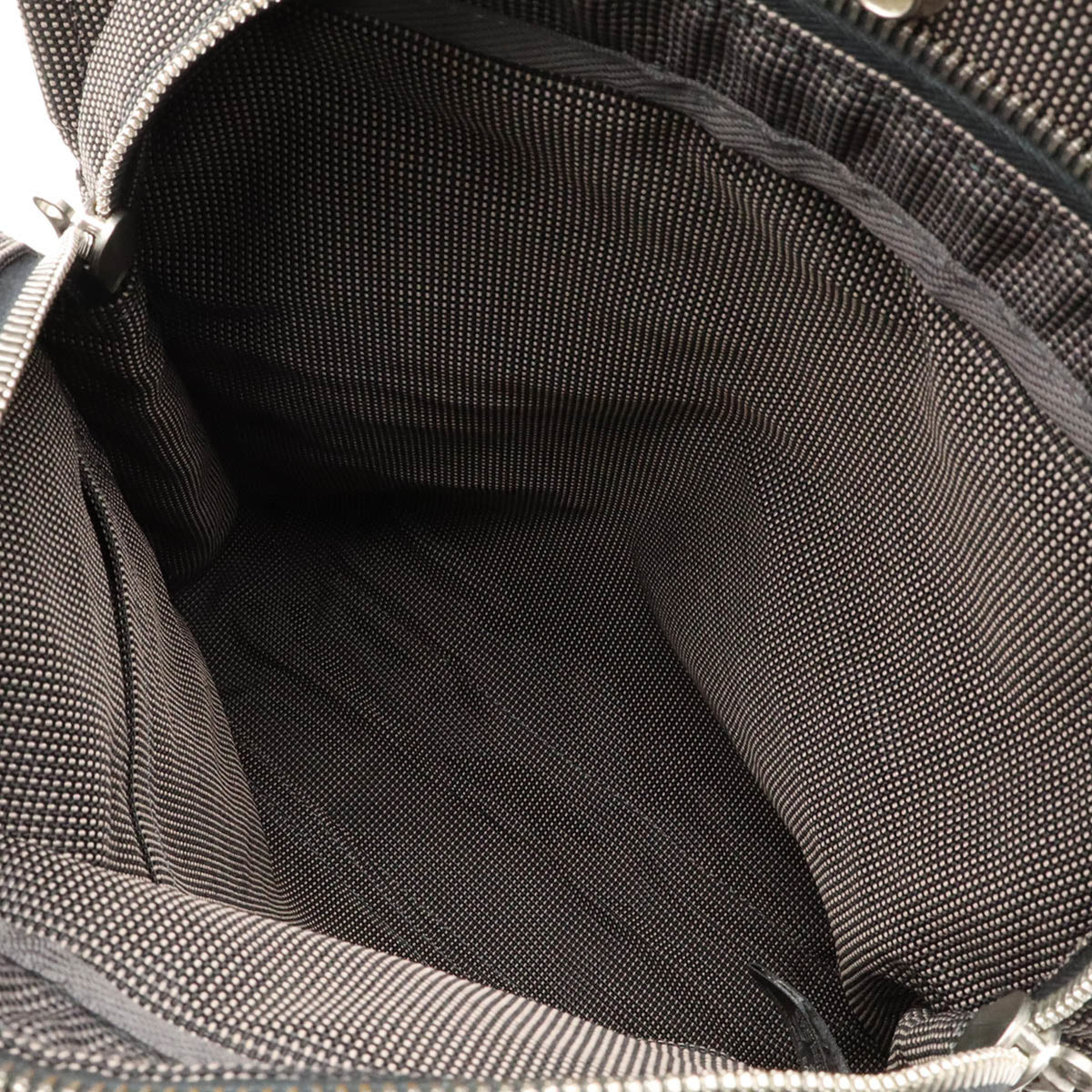Hermes Gray Canvas Backpack Shoulder Bag (Pre-Owned)