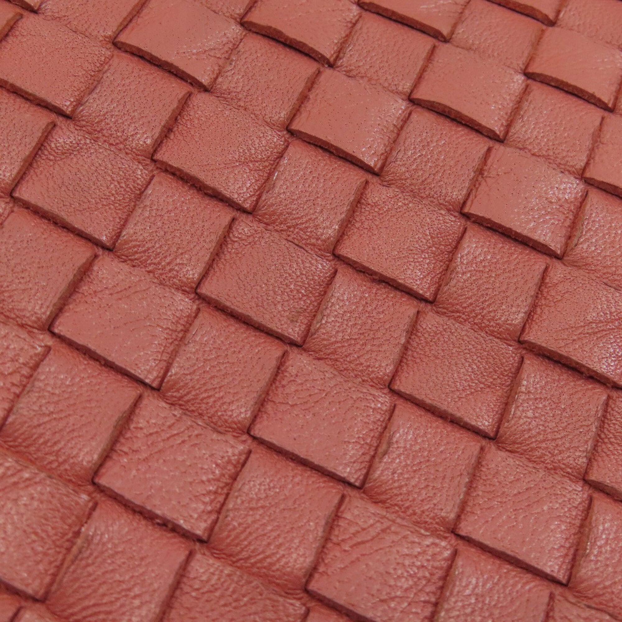 Bottega Veneta Brown Pink Leather Handbag (Pre-Owned)