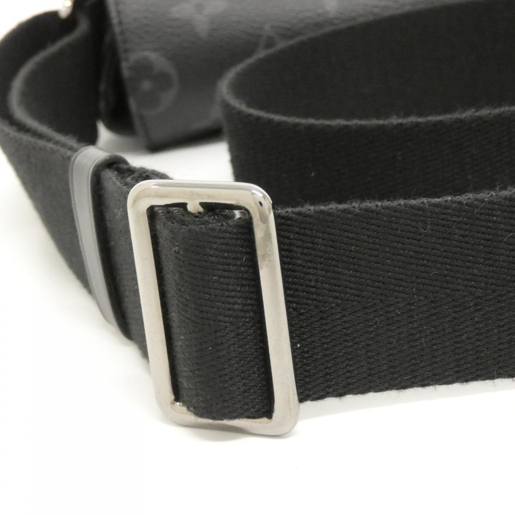 Louis Vuitton Black Coated Canvas Shoulder Bag (Pre-Owned)
