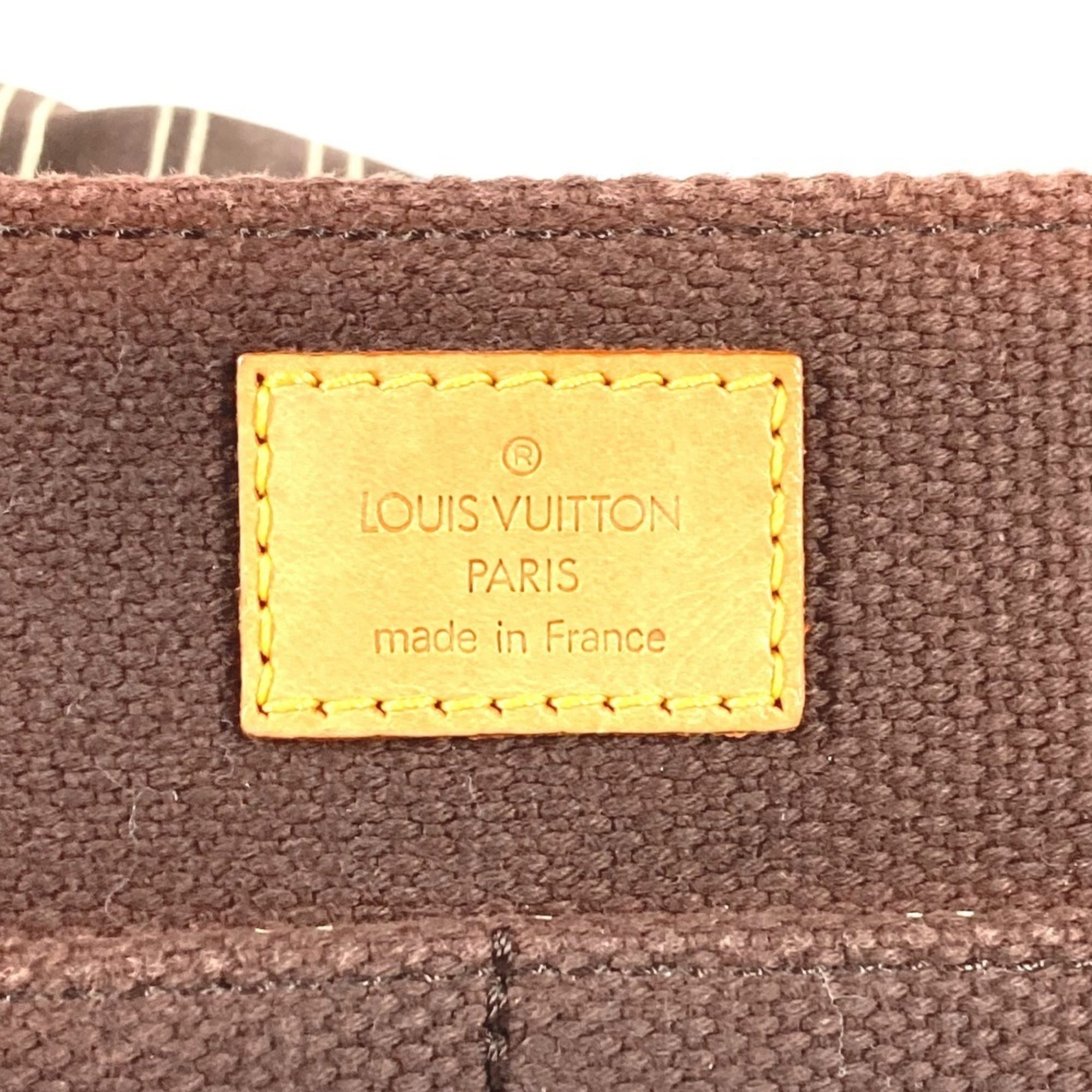 Louis Vuitton Brown Canvas Shoulder Bag (Pre-Owned)