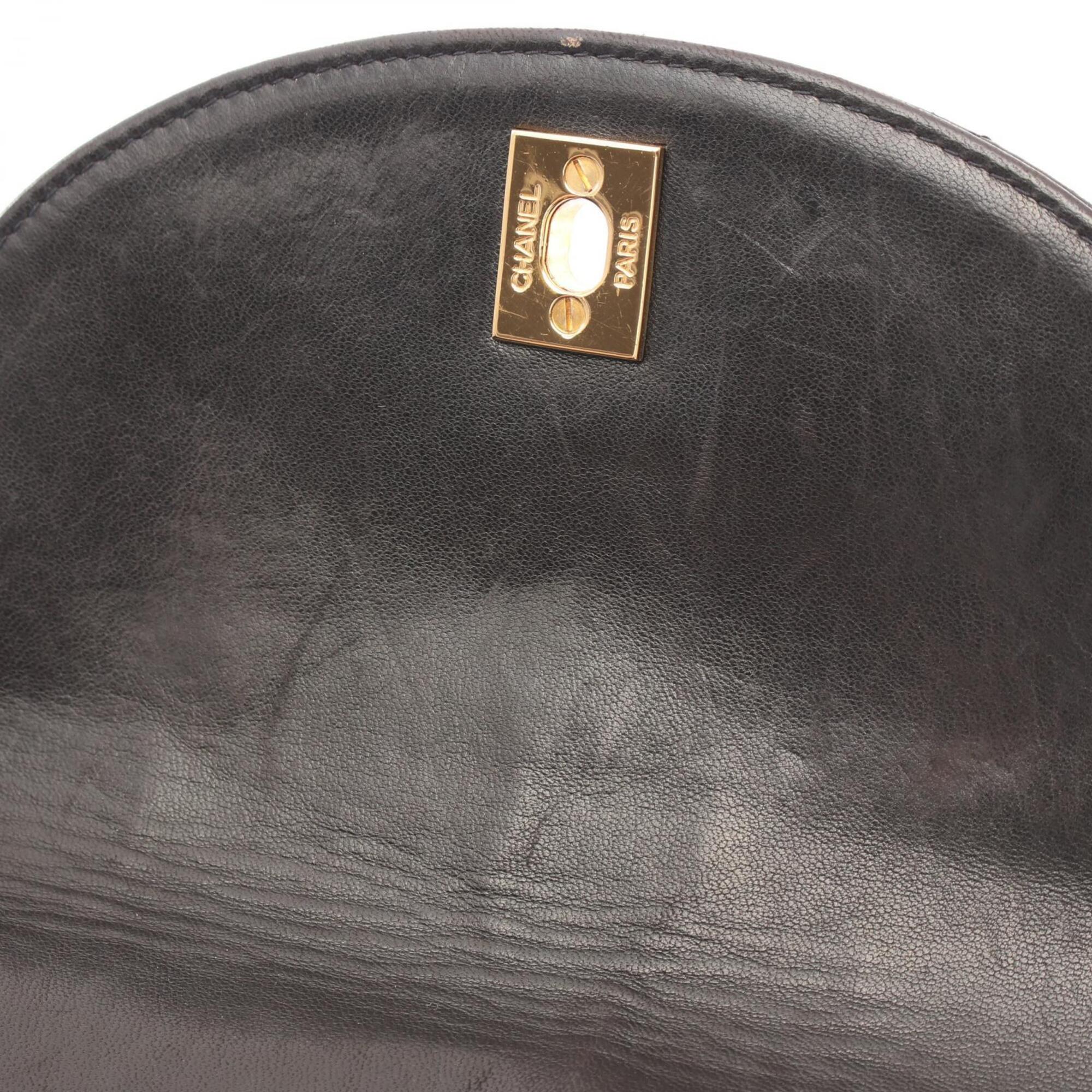 Chanel Black Leather Backpack (Pre-Owned)