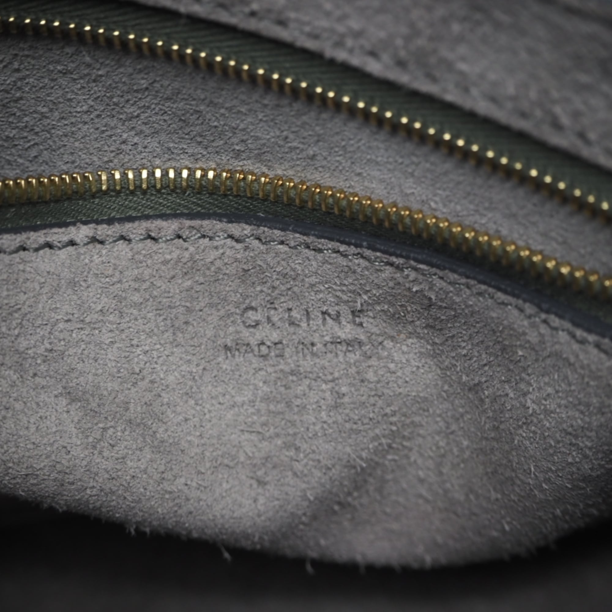 Celine Blue Leather Shoulder Bag (Pre-Owned)