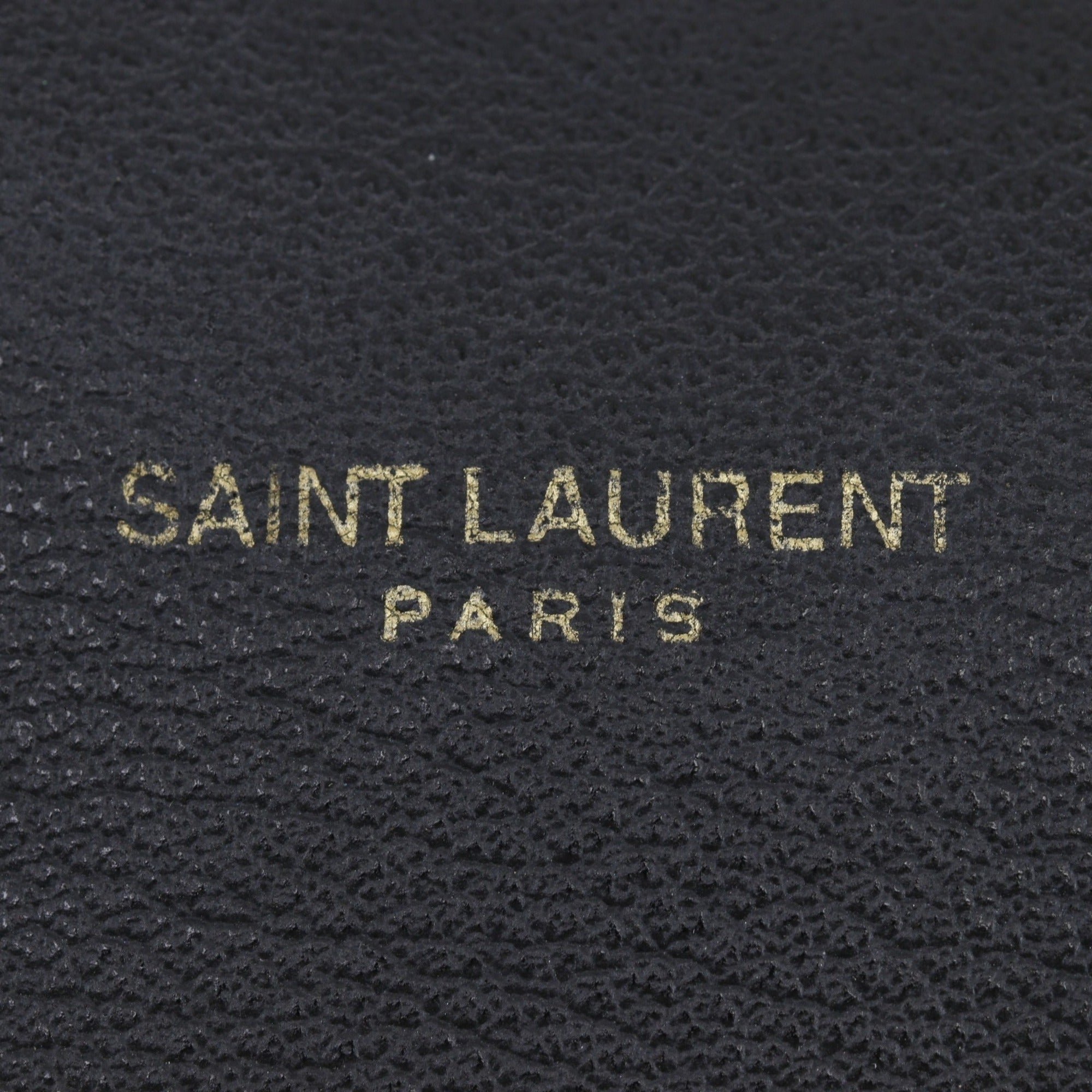 Saint Laurent Black Leather Handbag Tote Bag (Pre-Owned)