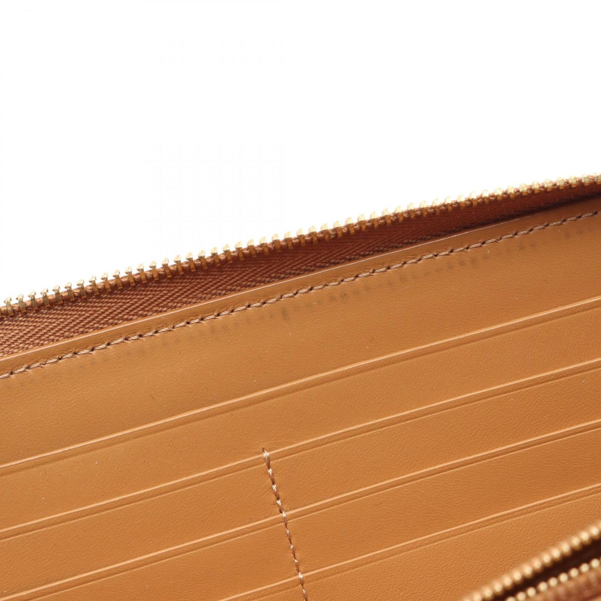 Loewe Beige Brown Ivory Leather Long Wallet (Bi-Fold) (Pre-Owned)