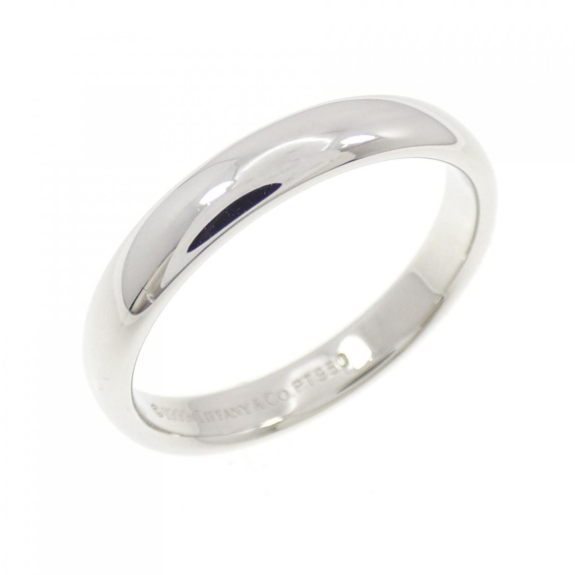 Tiffany Platinum Platinum 950 Band Ring (Pre-Owned)