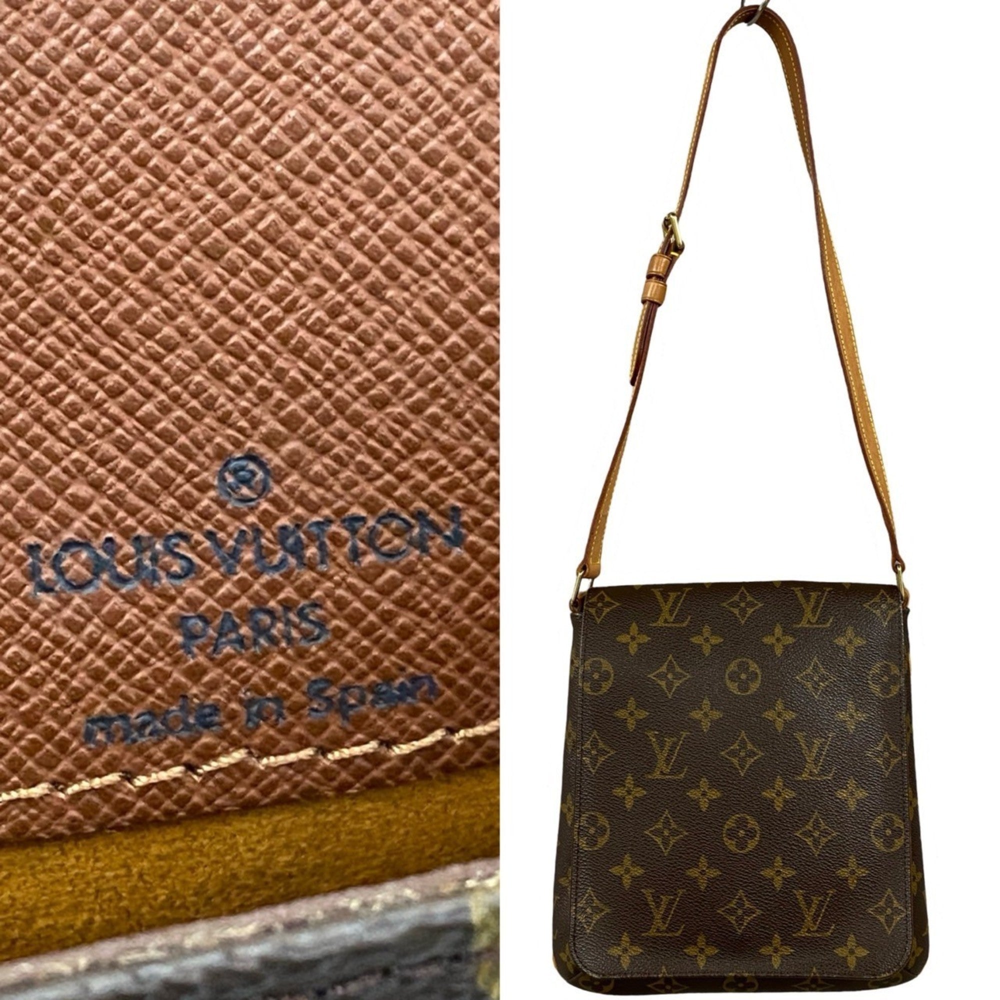 Louis Vuitton Brown Leather Pvc Pochette Shoulder Bag (Pre-Owned)