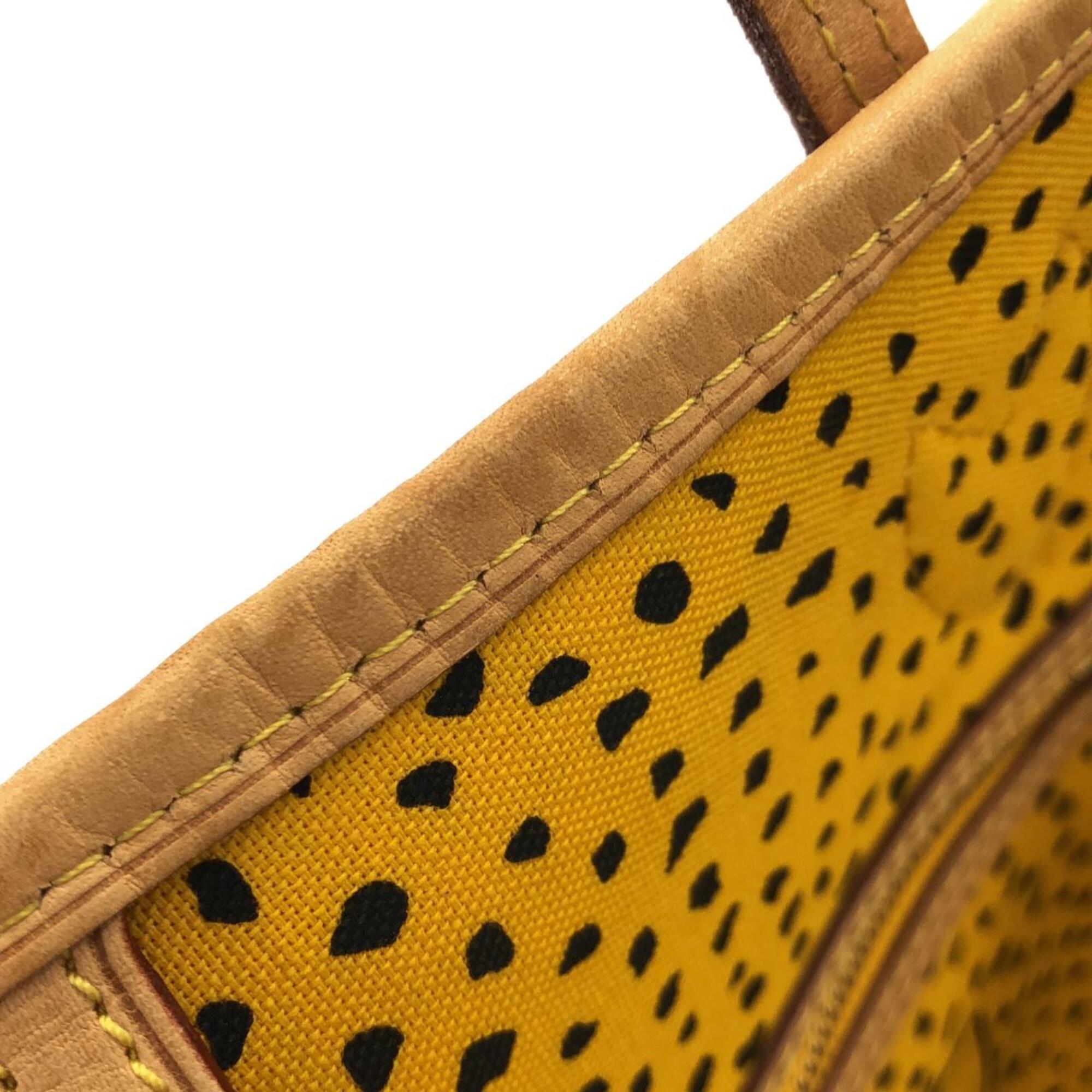 Louis Vuitton Jaune Marron Coated Canvas Handbag (Pre-Owned)