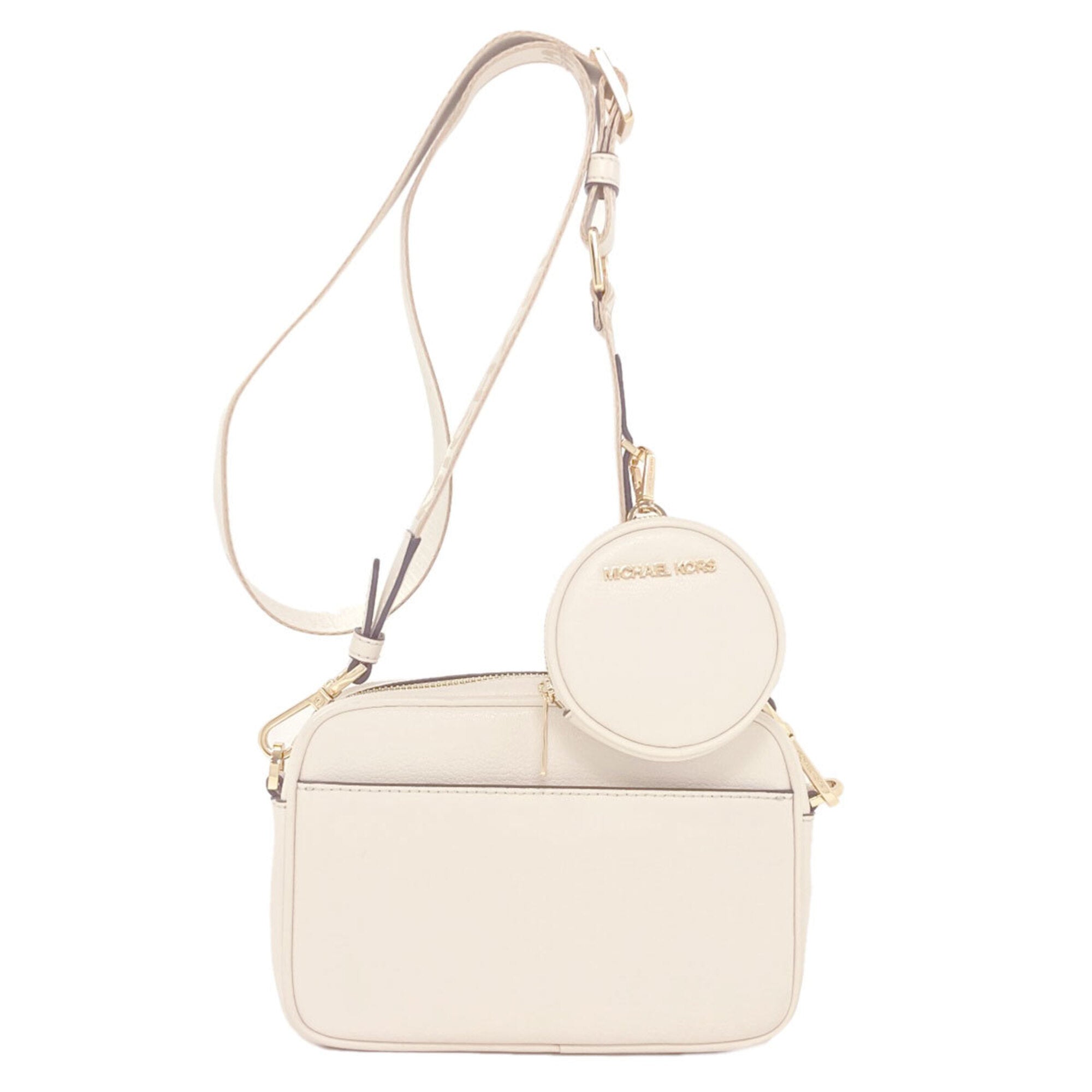 Michael Kors White Leather Shoulder Bag (Pre-Owned)