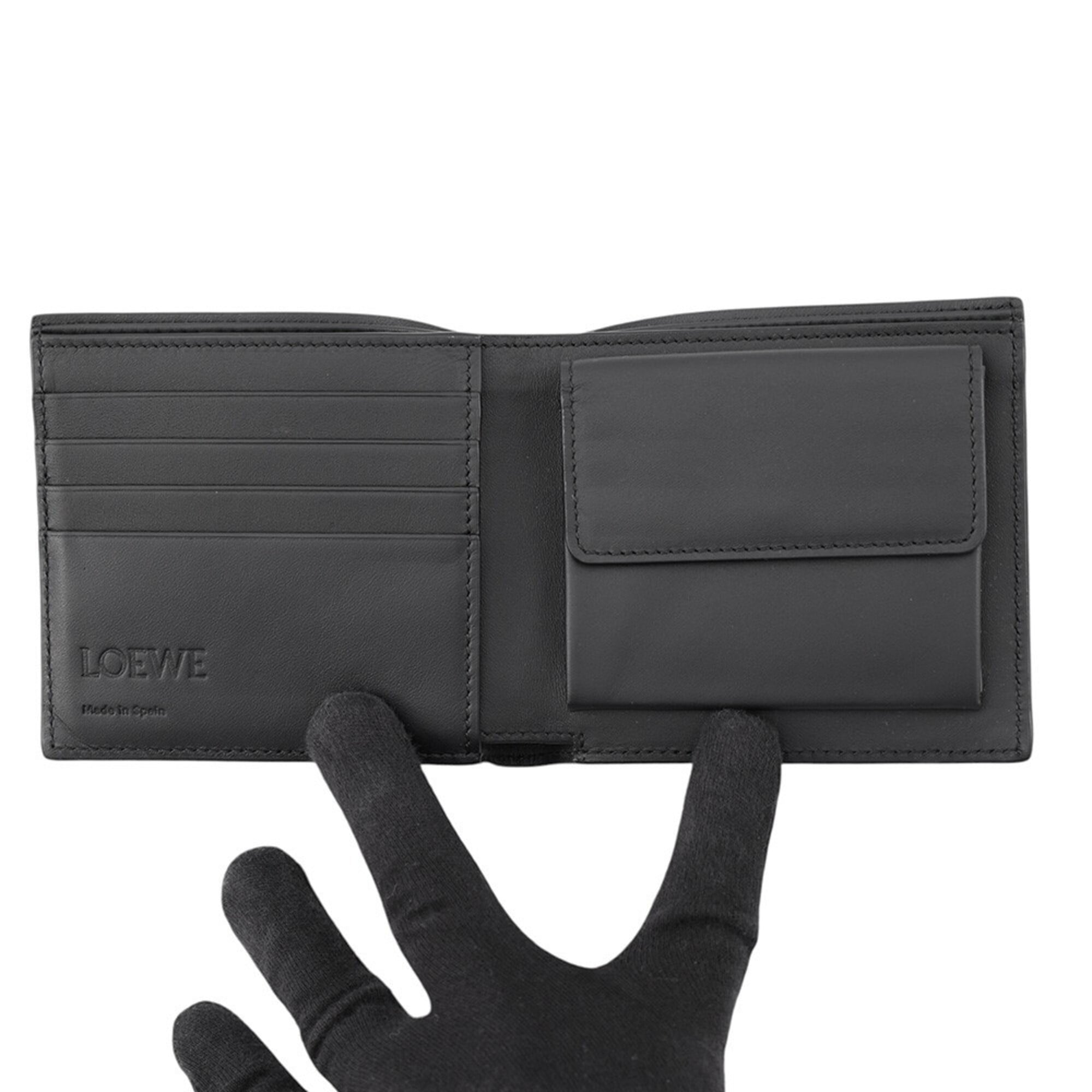 Loewe Black Leather Wallet (Bi-Fold) (Pre-Owned)