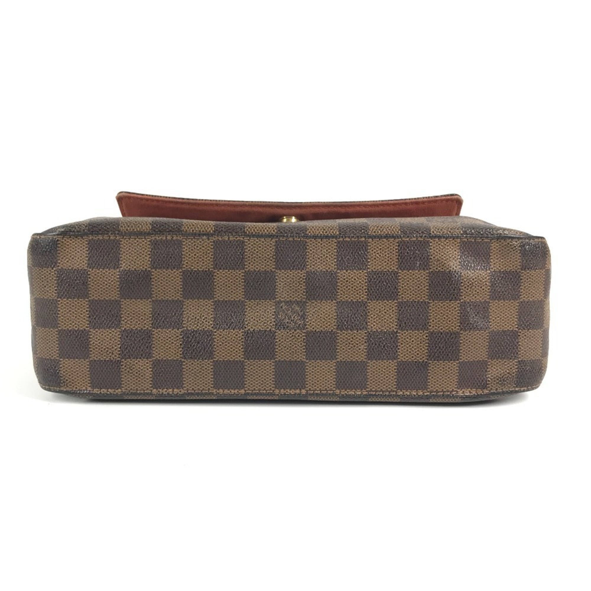 Louis Vuitton Brown Ebene Damier Canvas Handbag Shoulder Bag Tote Bag (Pre-Owned)
