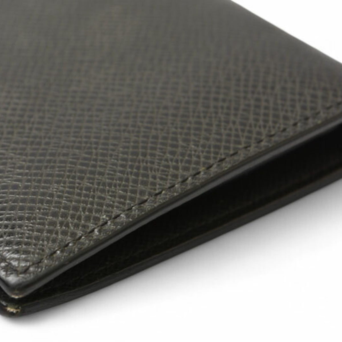 Louis Vuitton Ardoise Navy Leather Long Wallet (Bi-Fold) (Pre-Owned)