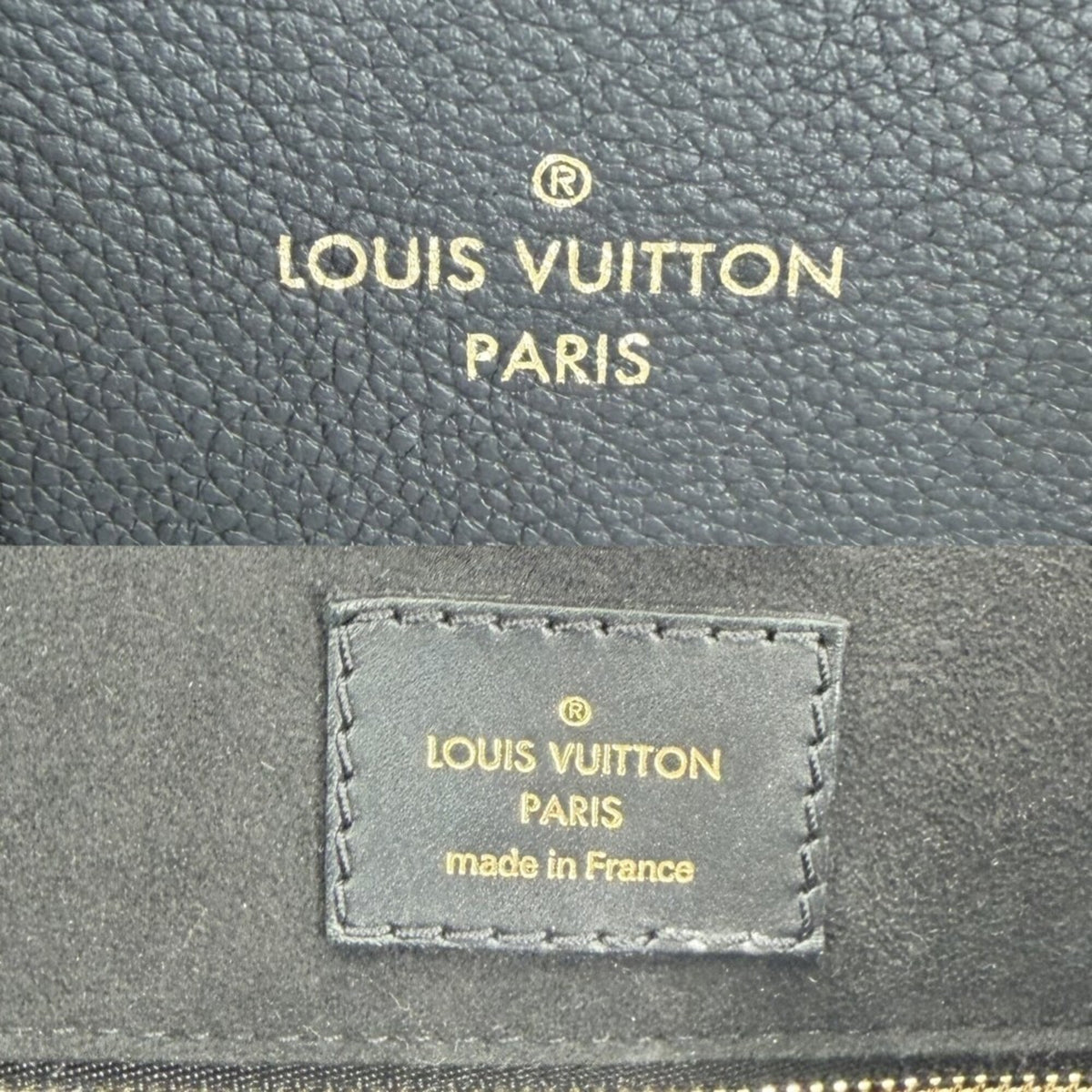 Louis Vuitton Black Bordeaux Brown Monogram Canvas Handbag Shoulder Bag Tote Bag (Pre-Owned)