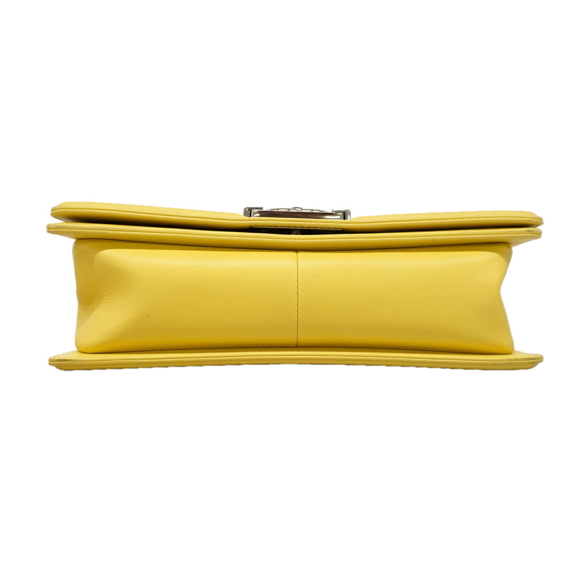 Chanel Yellow Leather Shoulder Bag (Pre-Owned)