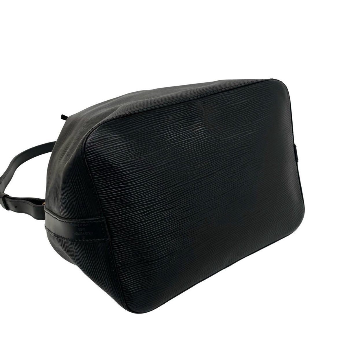 Louis Vuitton Black Leather Shoulder Bag (Pre-Owned)