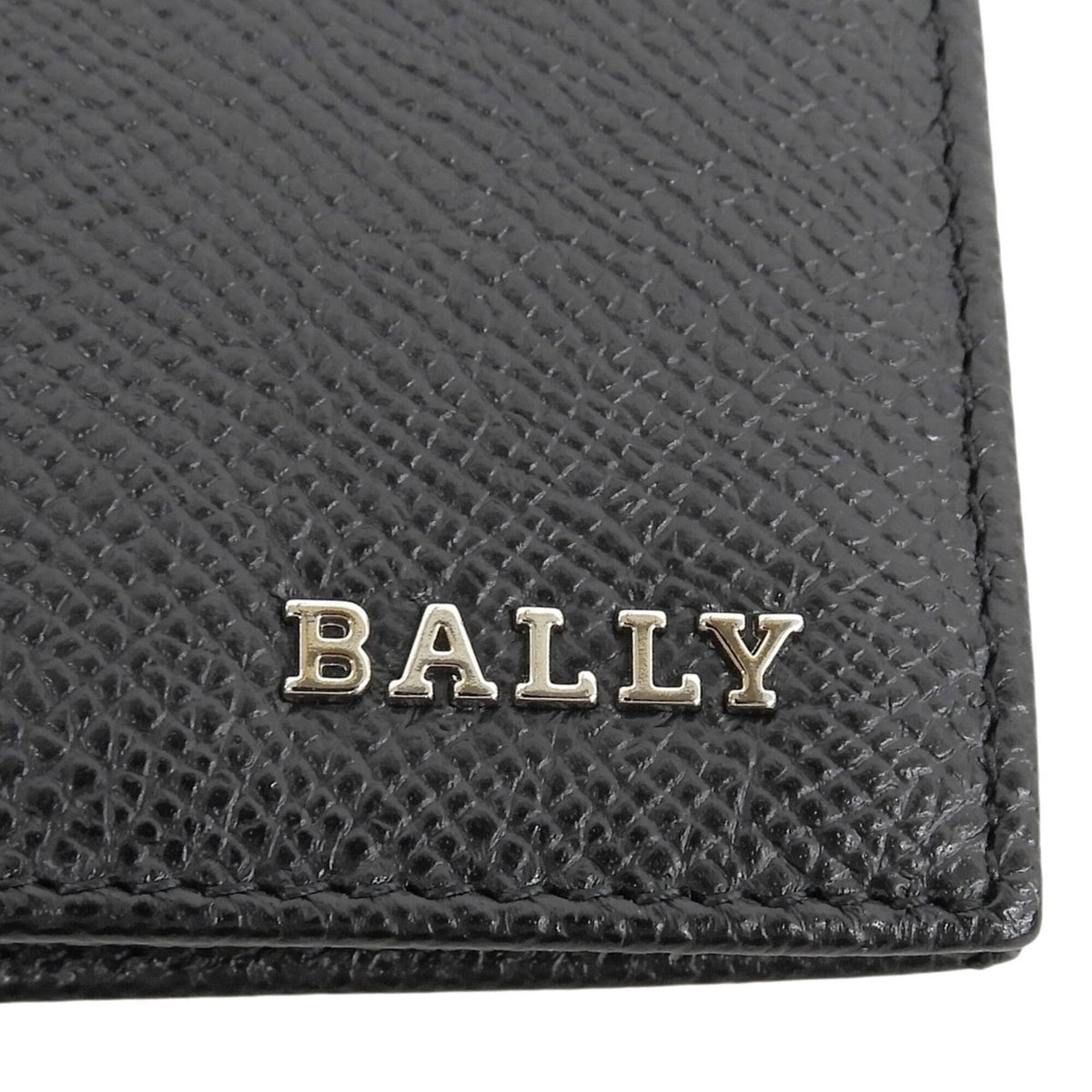 Bally Black Leather Long Wallet (Bi-Fold) (Pre-Owned)