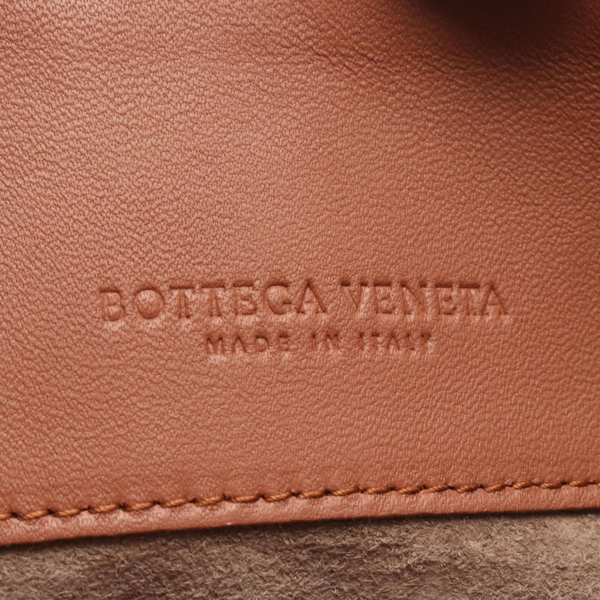 Bottega Veneta Brown Leather Handbag Shoulder Bag (Pre-Owned)