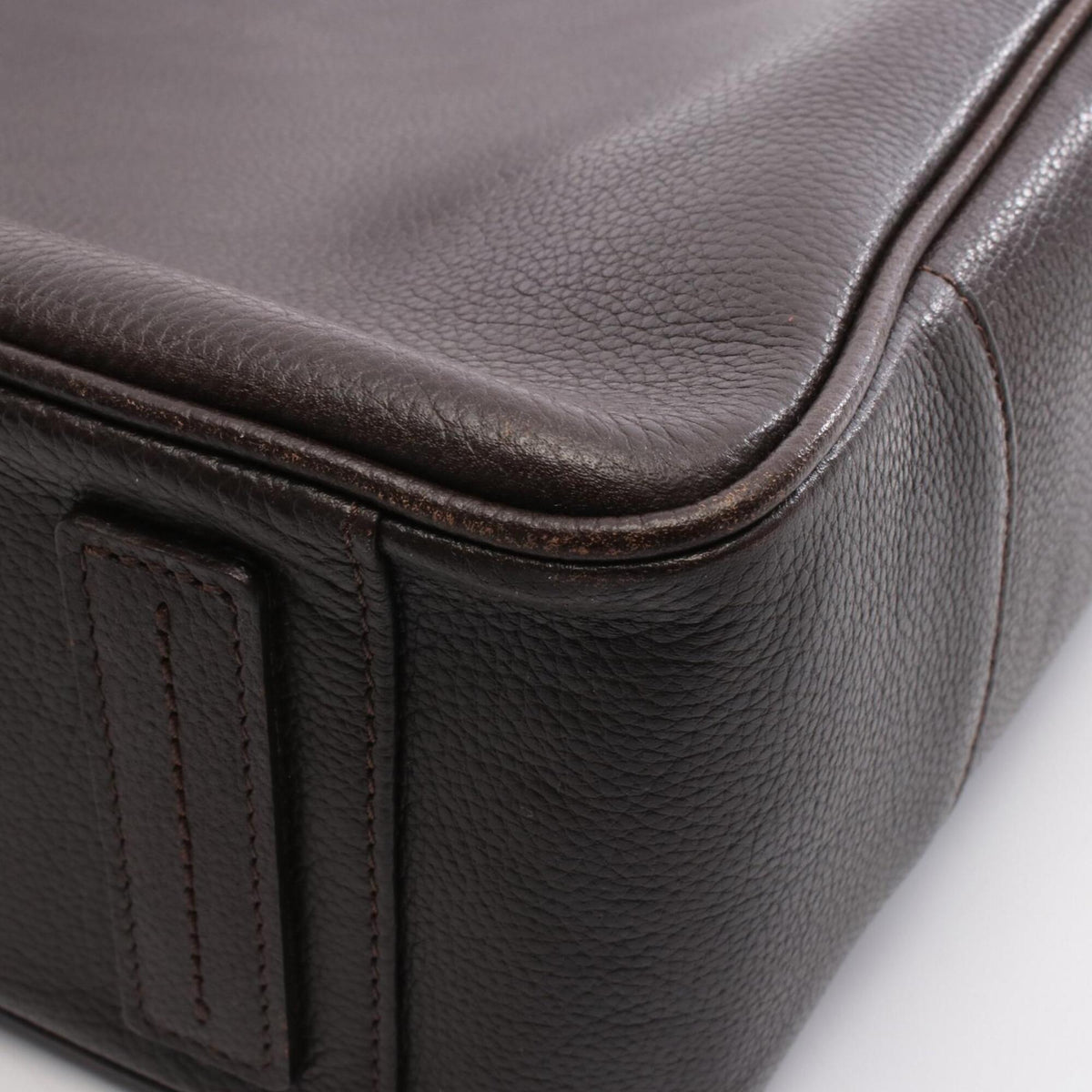 Burberry Brown Leather Handbag Tote Bag (Pre-Owned)