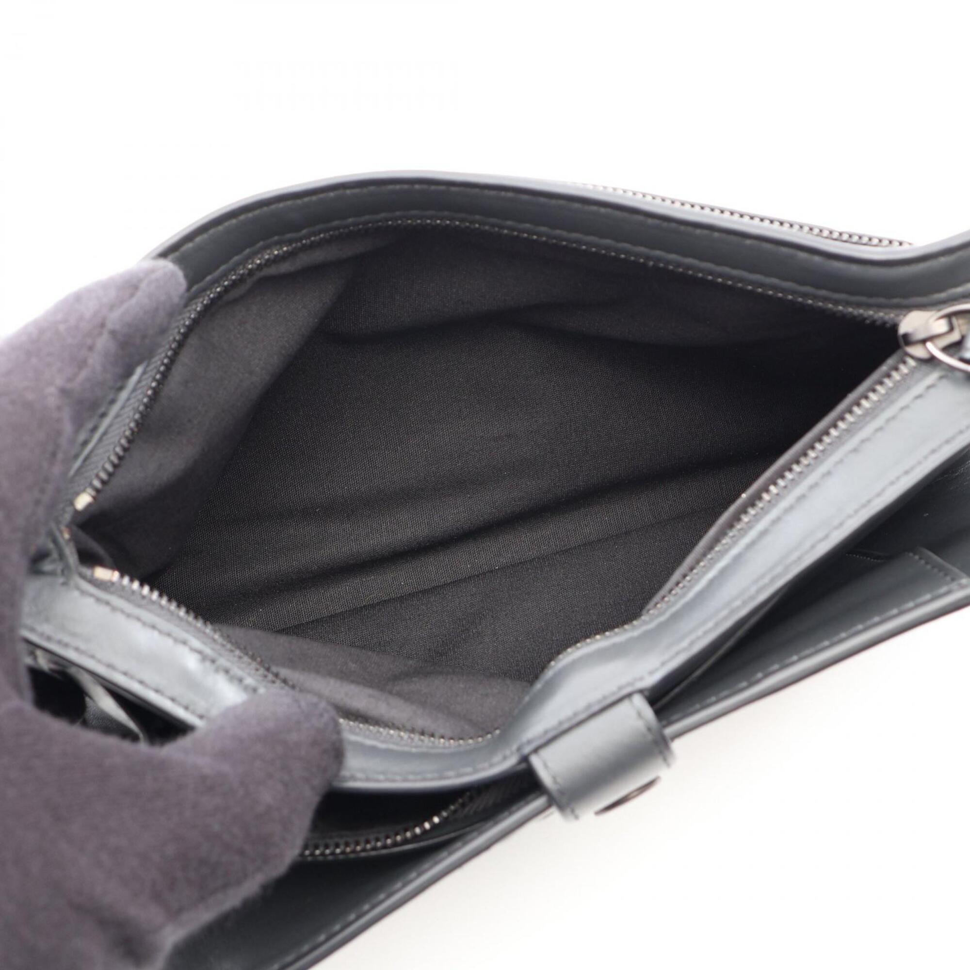 Bottega Veneta Intrecciato Gray Intrecciato Clutch Bag Handbag (Pre-Owned)