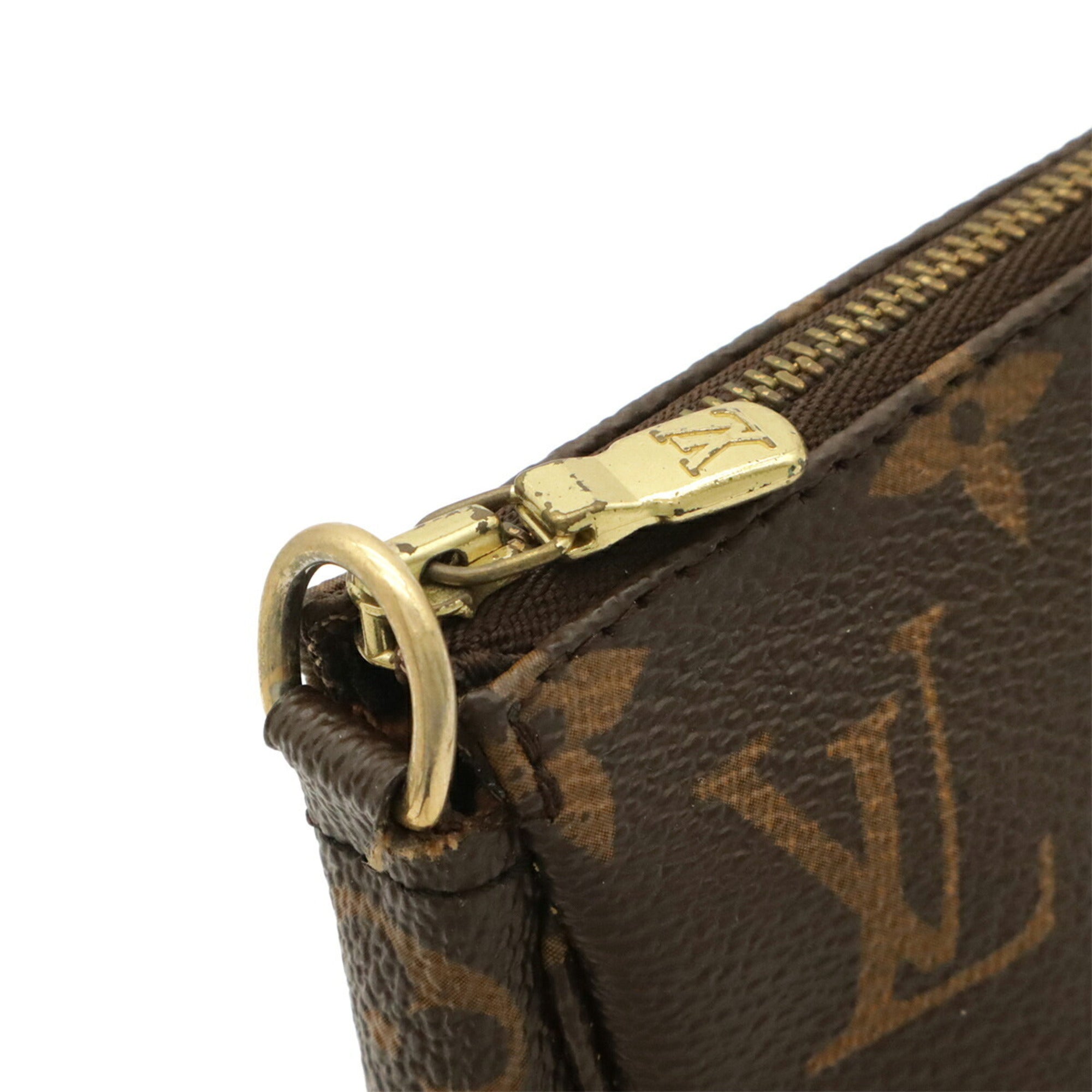 Louis Vuitton Brown Monogram Monogram Handbag Pochette Pouch (Pre-Owned)