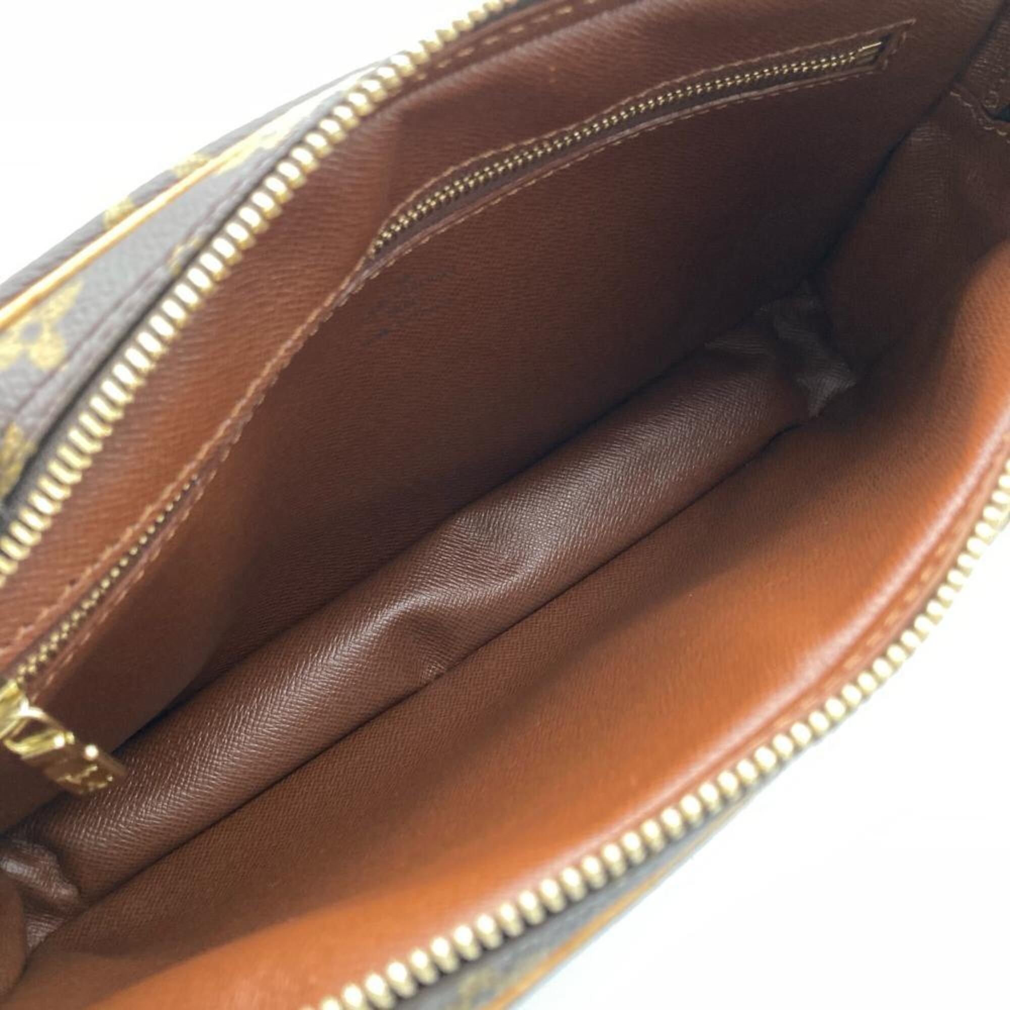 Louis Vuitton Brown Monogram Canvas Handbag (Pre-Owned)