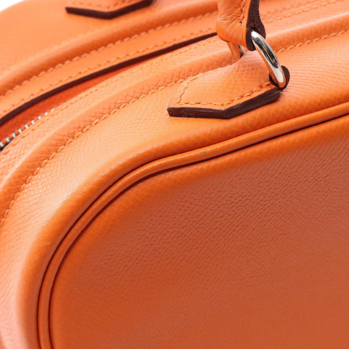 Hermes Orange Epsom Leather Handbag (Pre-Owned)