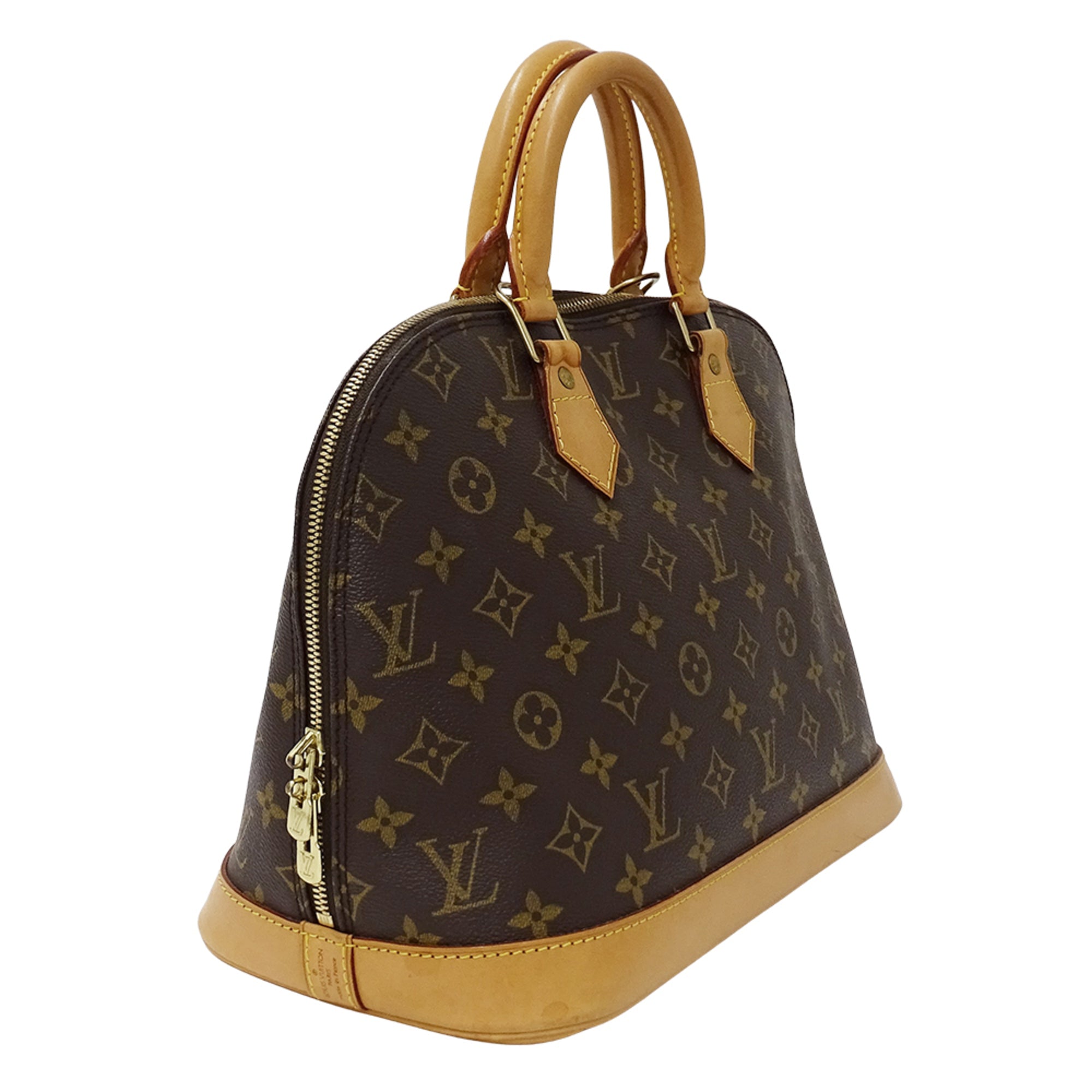 Louis Vuitton Brown Monogram Canvas Handbag (Pre-Owned)