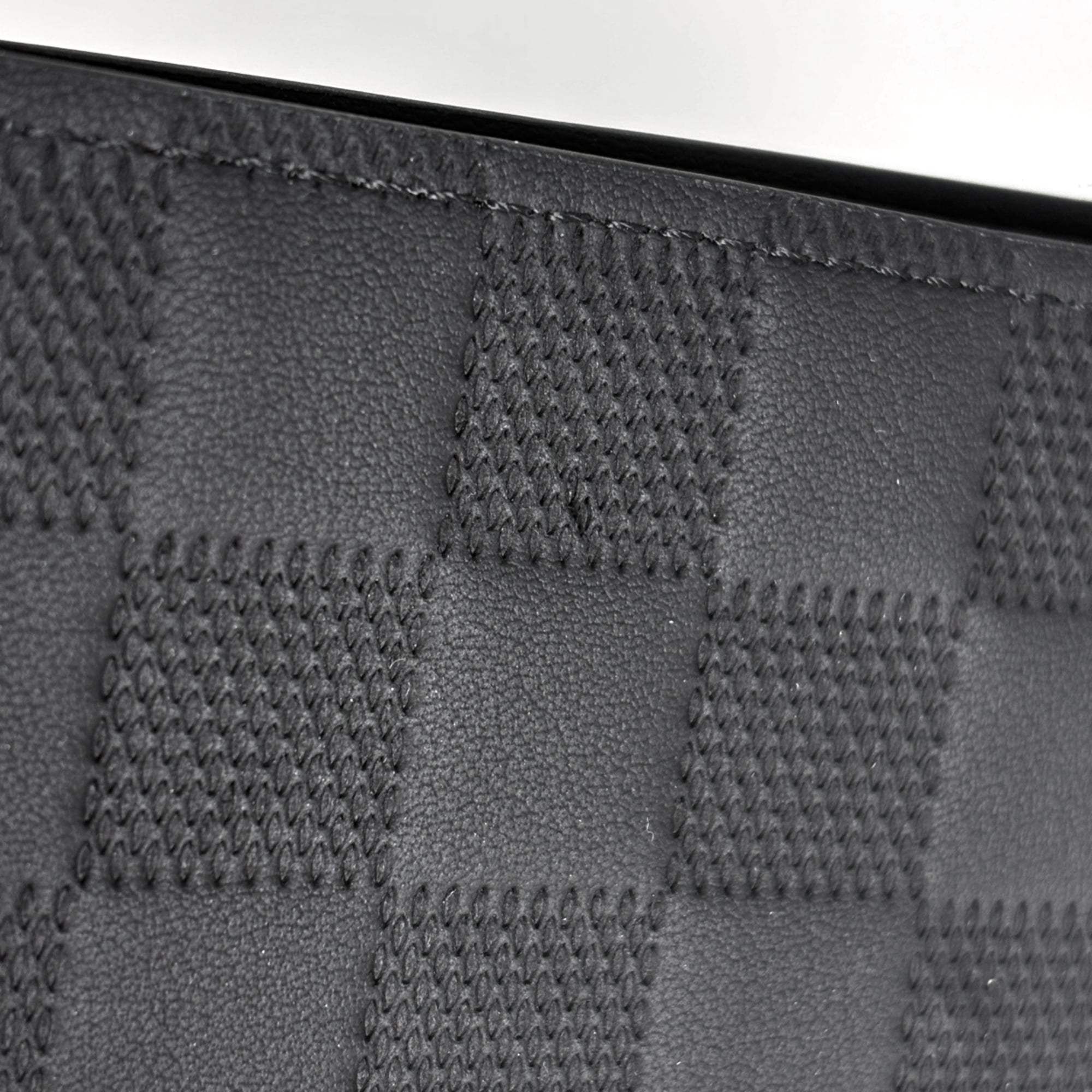 Louis Vuitton Black Onyx Damier Infini Wallet (Bi-Fold) (Pre-Owned)