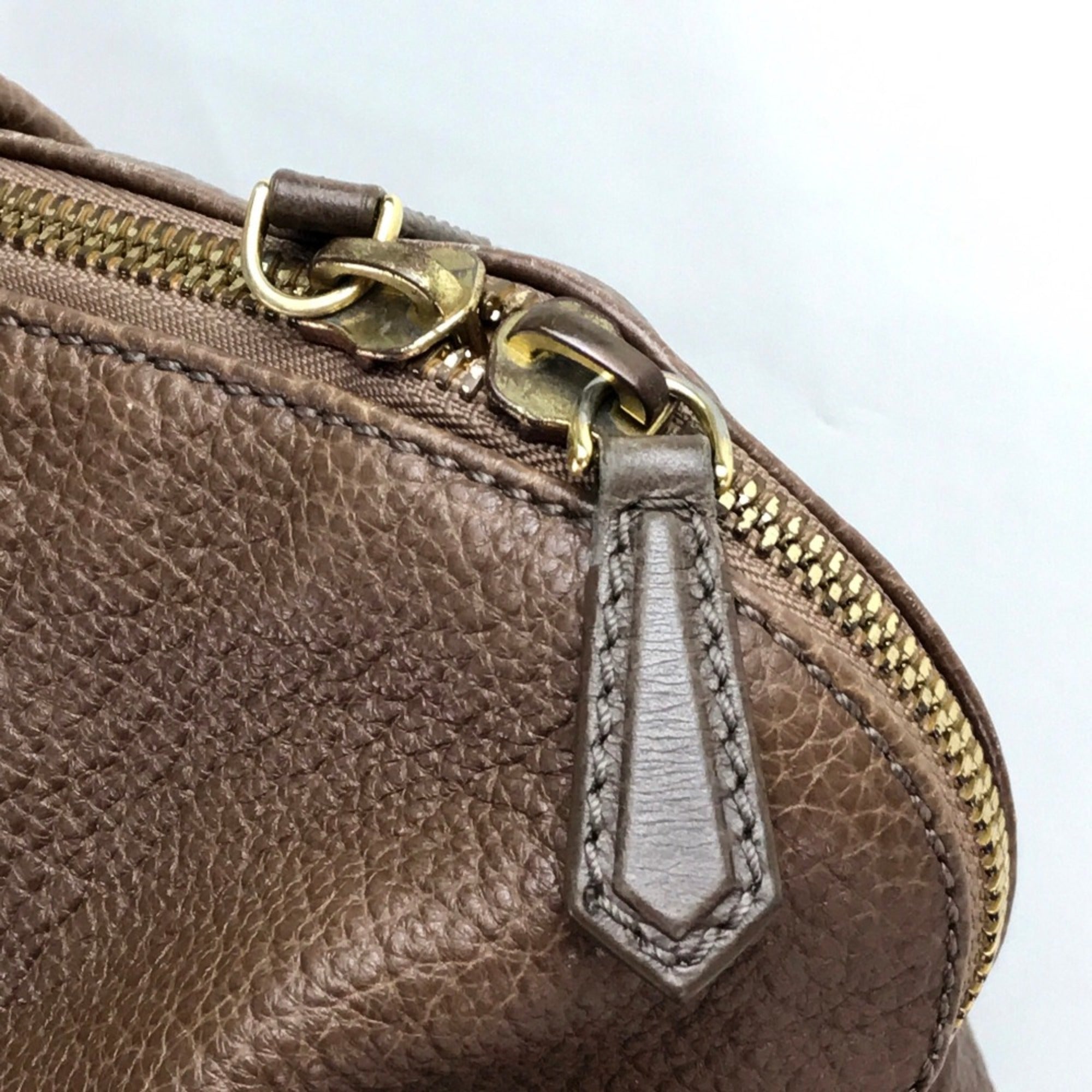 Fendi Brown Leather Handbag (Pre-Owned)