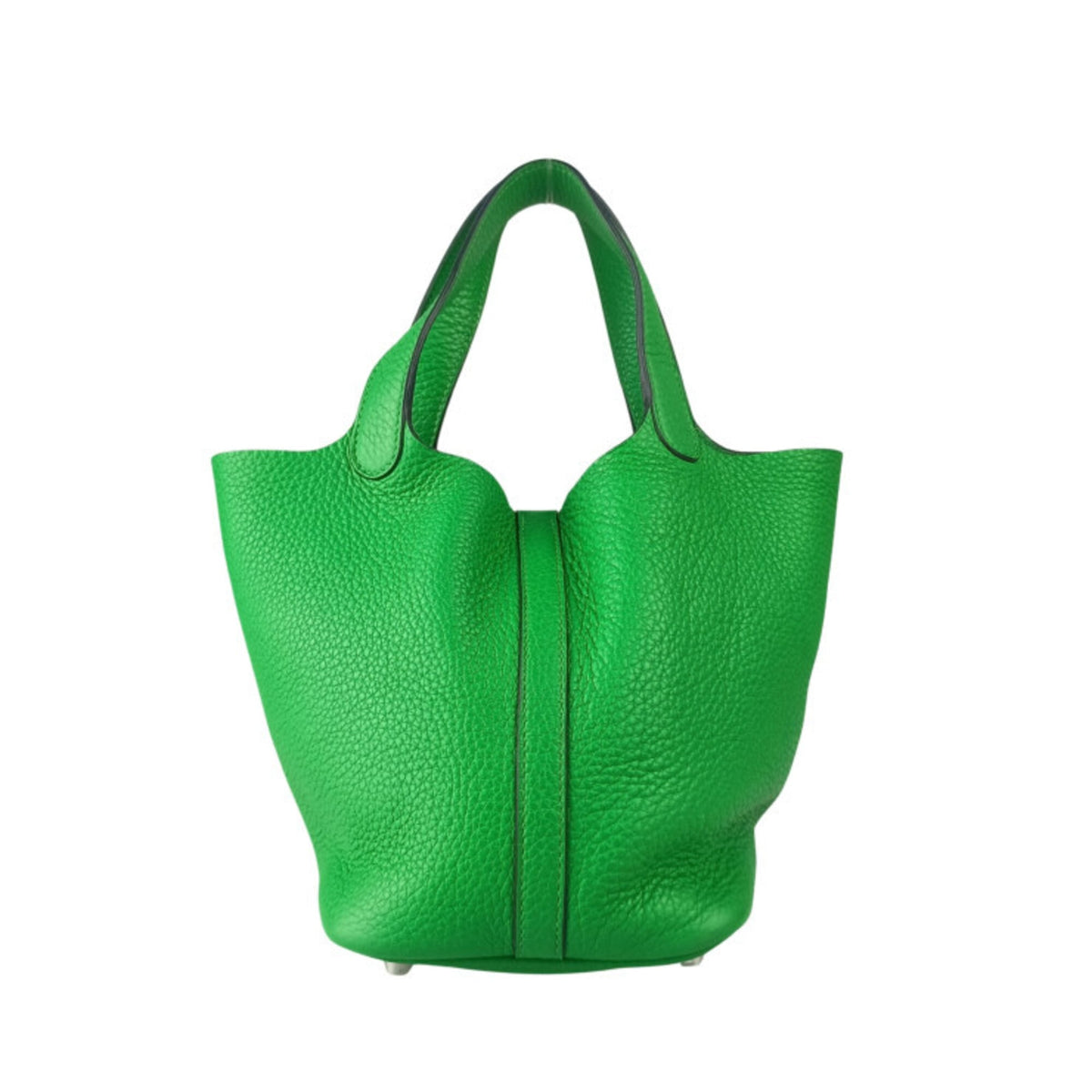 Hermes Picotin Bambou Taurillon Clemence Leather Handbag (Pre-Owned)