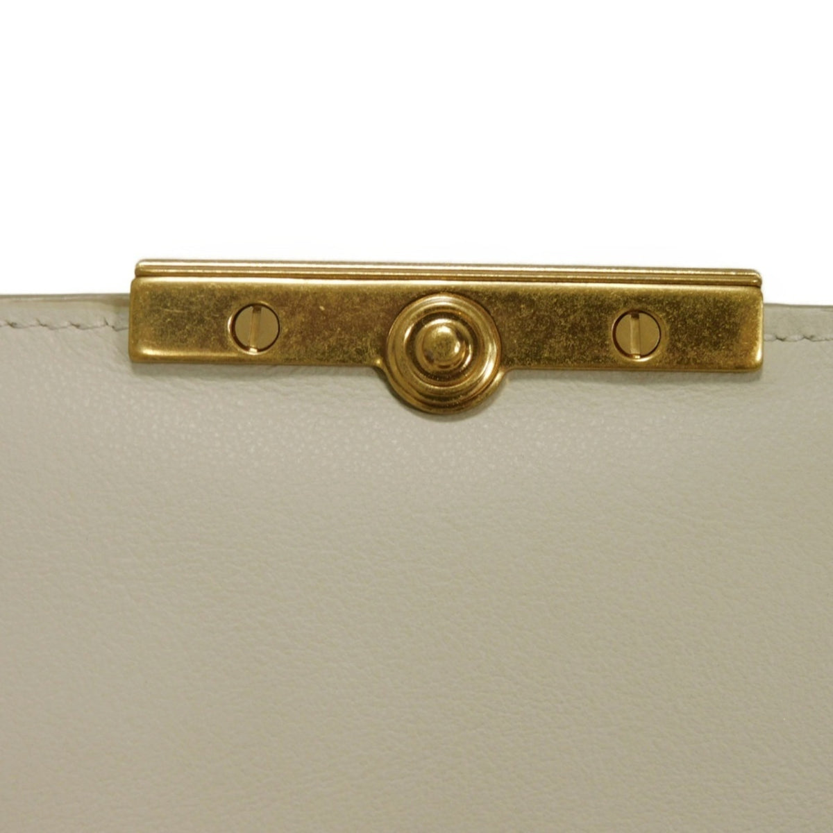 Bottega Veneta Ivory White Leather Wallet (Tri-Fold) (Pre-Owned)