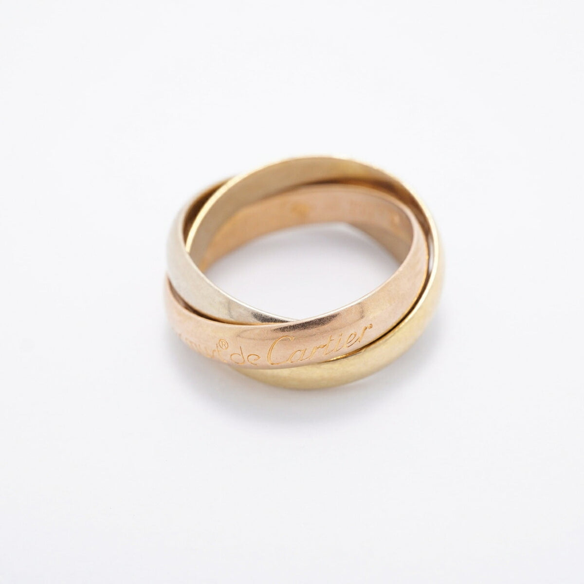 Cartier Yellow Gold (18K) Pink Gold (18K) White Gold (18K) Band Ring (Pre-Owned)