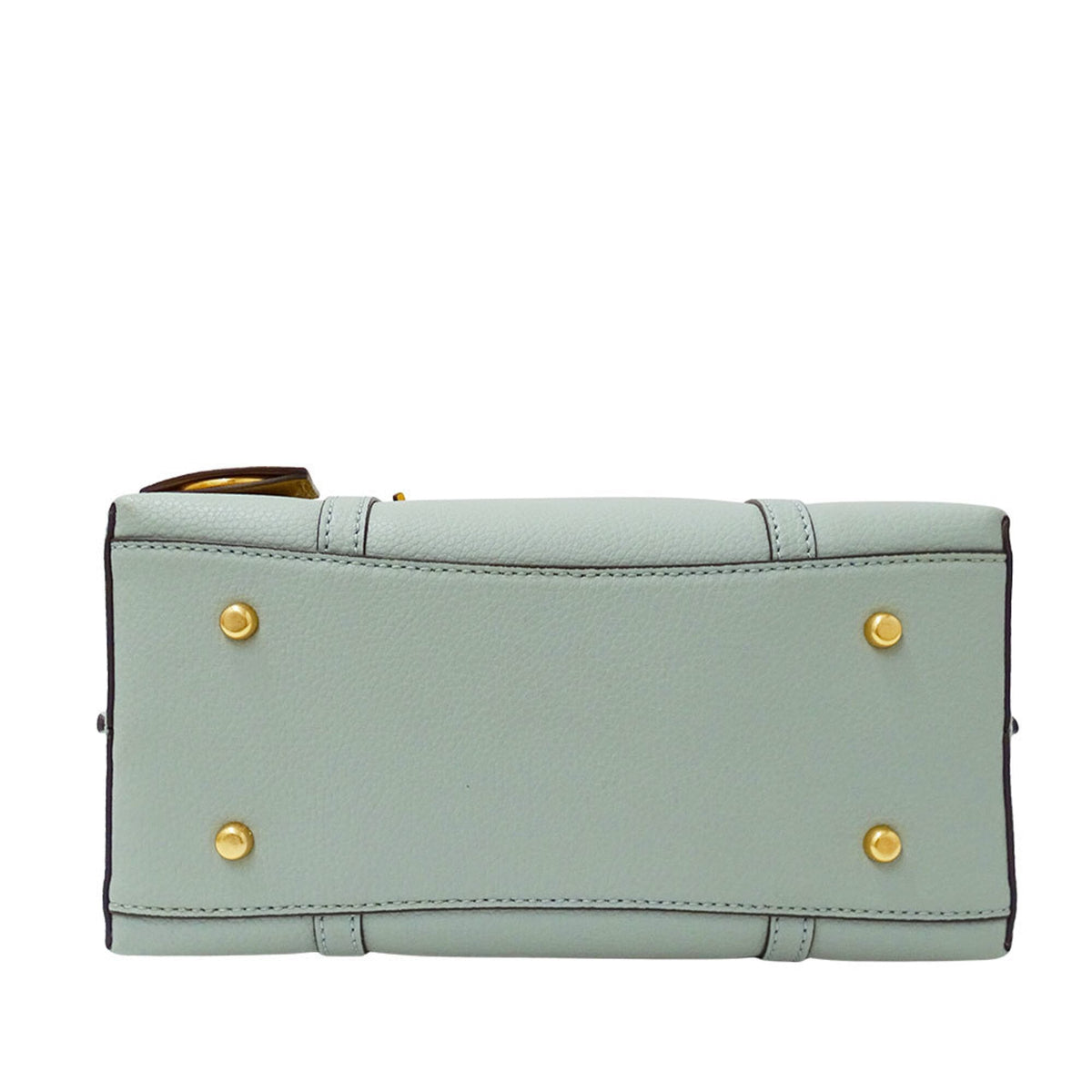 Tory Burch Blue Leather Handbag Shoulder Bag (Pre-Owned)