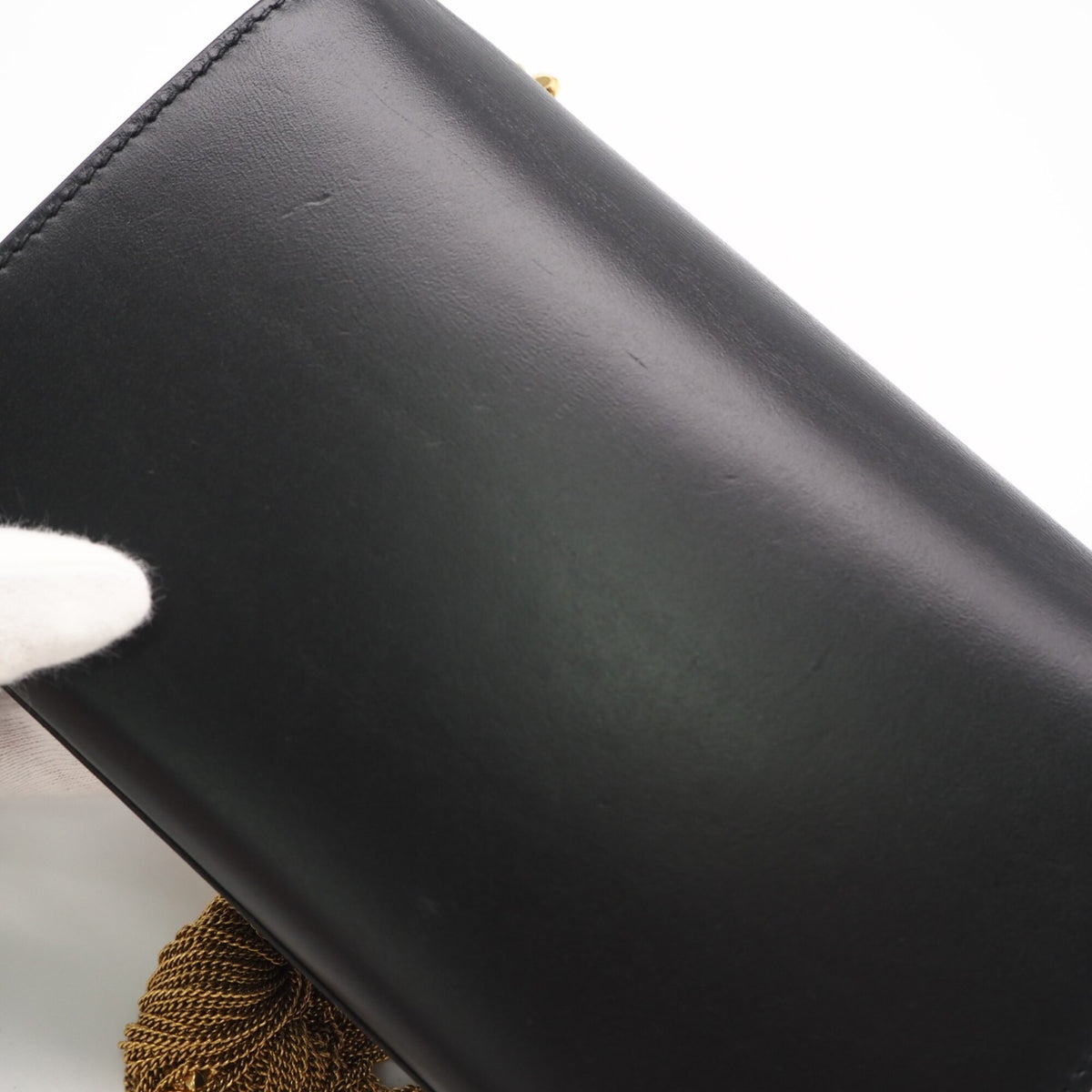 Yves Saint Laurent Black Leather Shoulder Bag (Pre-Owned)