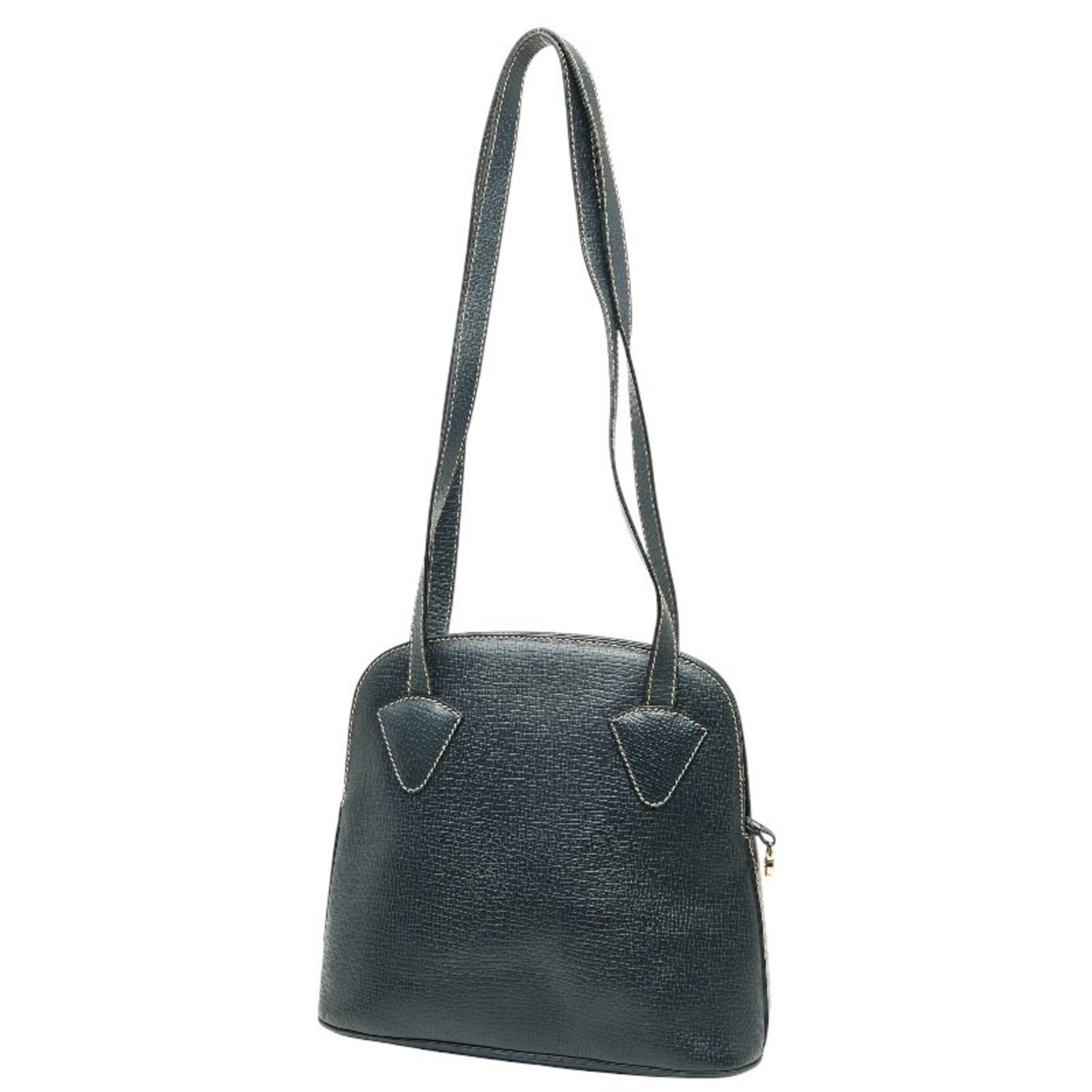 Loewe Blue Leather Handbag Tote Bag (Pre-Owned)