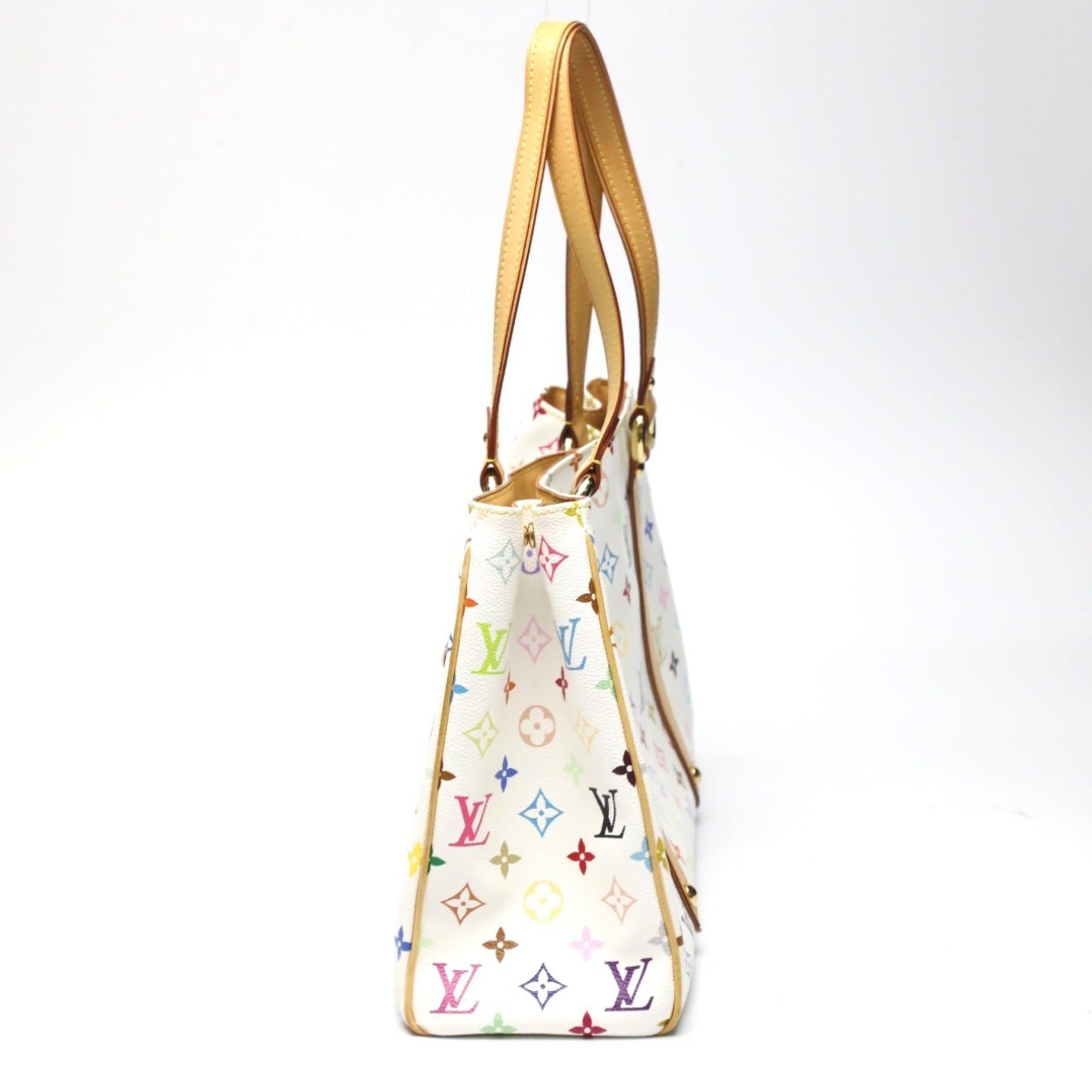Louis Vuitton Blanc Multi-Color Monogram Multicolore Handbag (Pre-Owned)