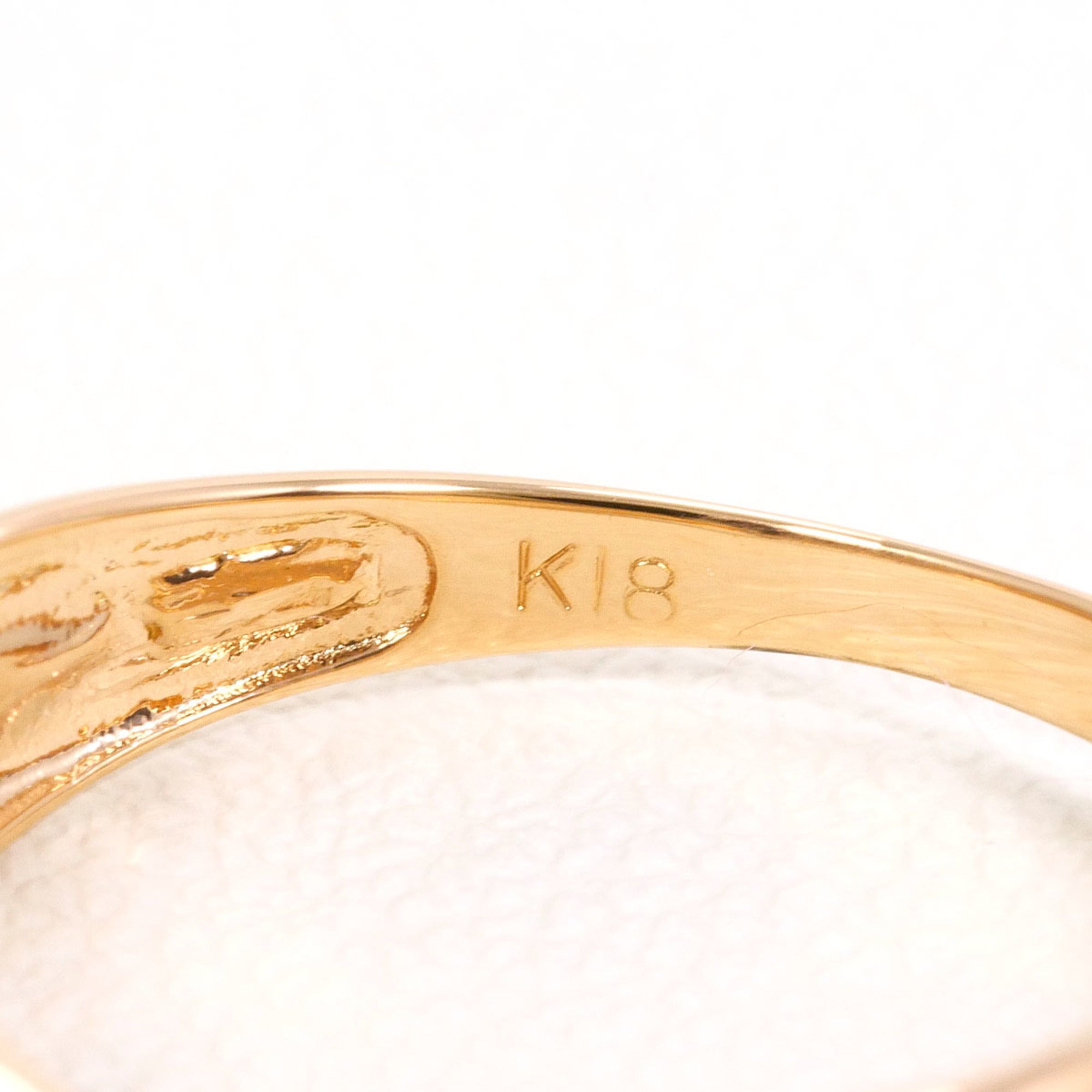 Unbranded Pink Gold Pink Pink Gold (18K) Band Ring (Pre-Owned)