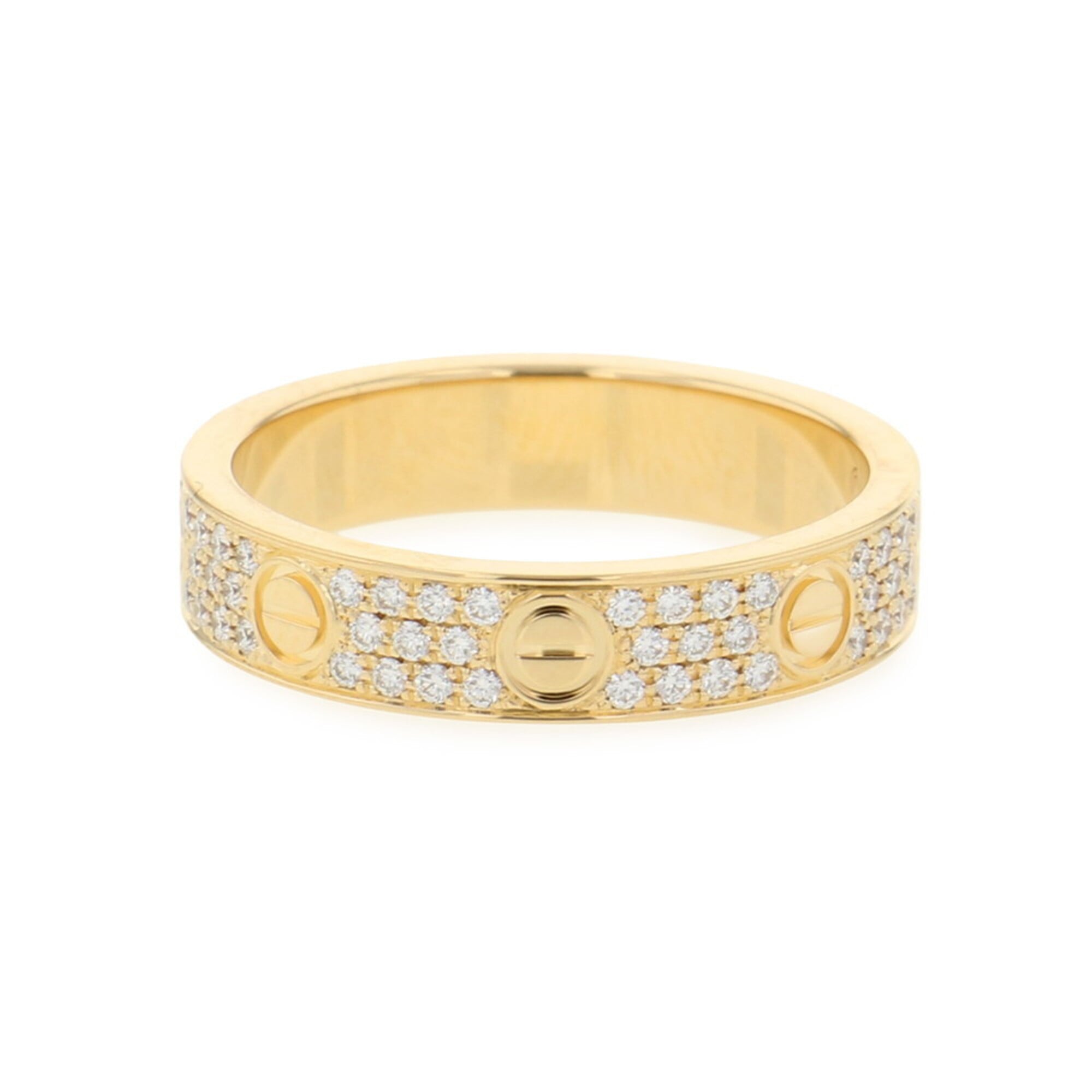 Cartier Love Yellow Gold (18K) Band Ring (Pre-Owned)