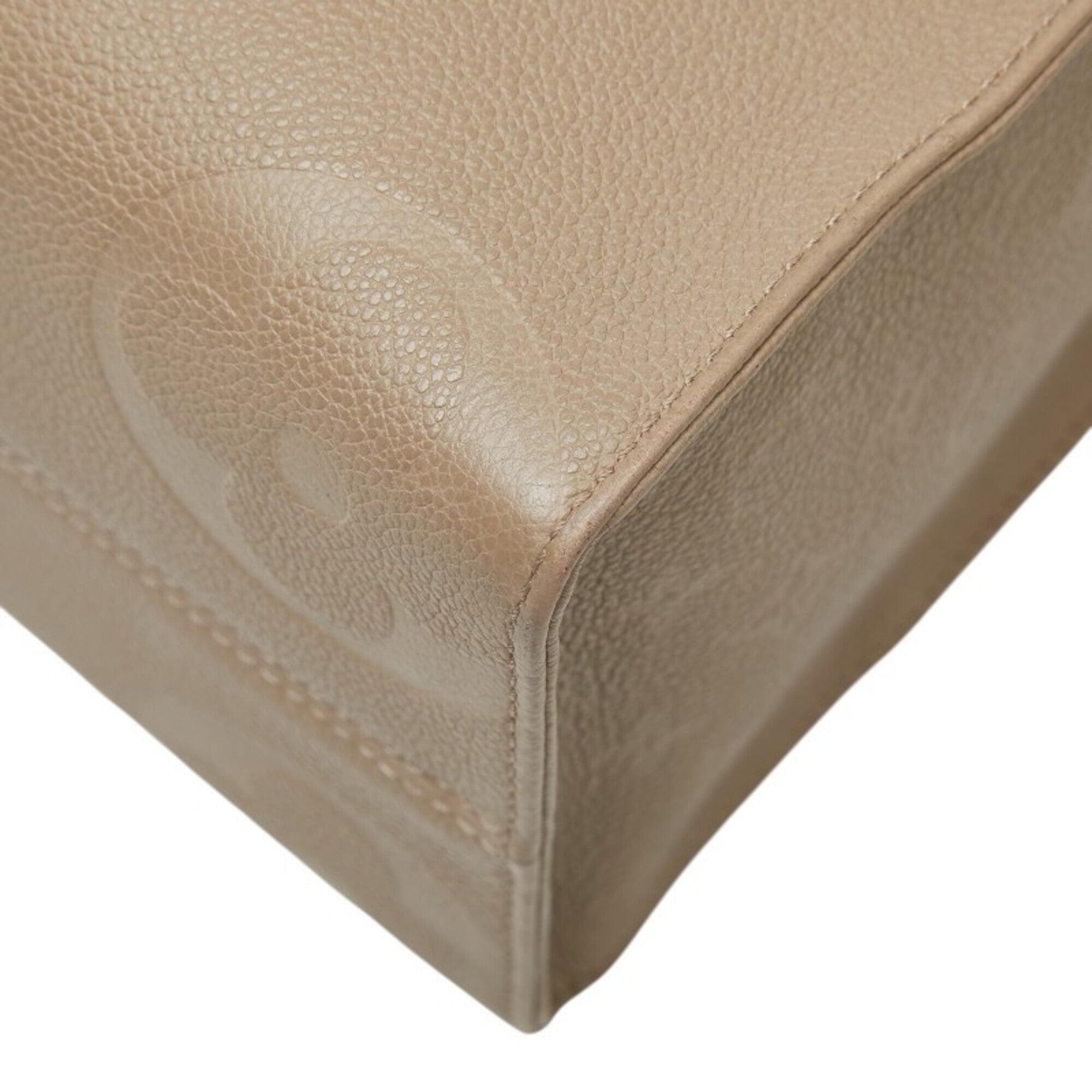 Louis Vuitton Beige Tourterelle Leather Handbag Shoulder Bag (Pre-Owned)