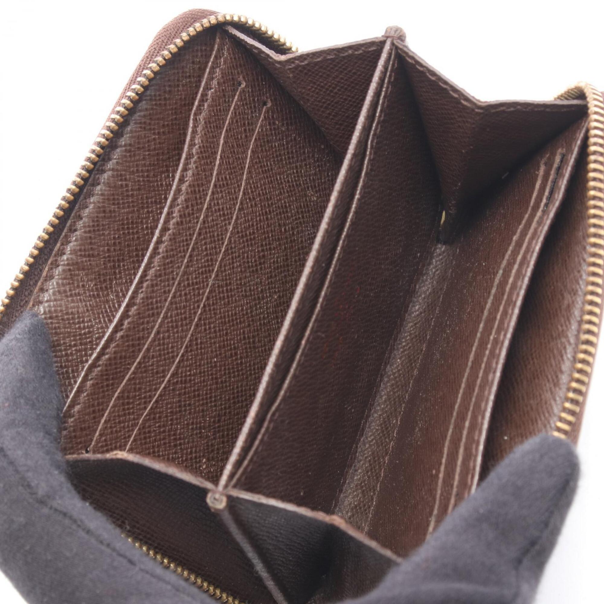 Louis Vuitton Brown Ebene Coated Canvas Damier Canvas Middle Wallet (Bi-Fold) (Pre-Owned)