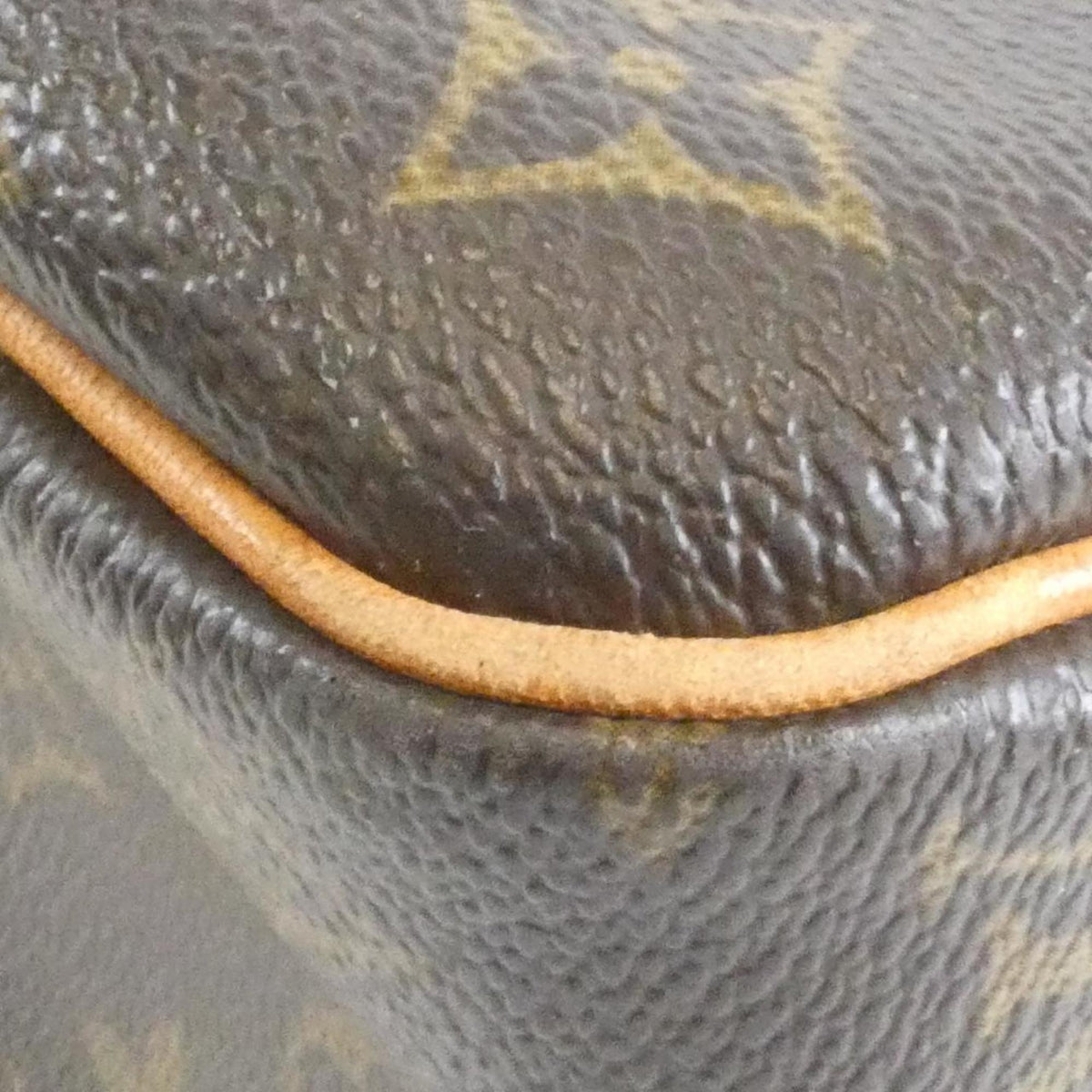 Louis Vuitton Brown Coated Canvas Shoulder Bag (Pre-Owned)