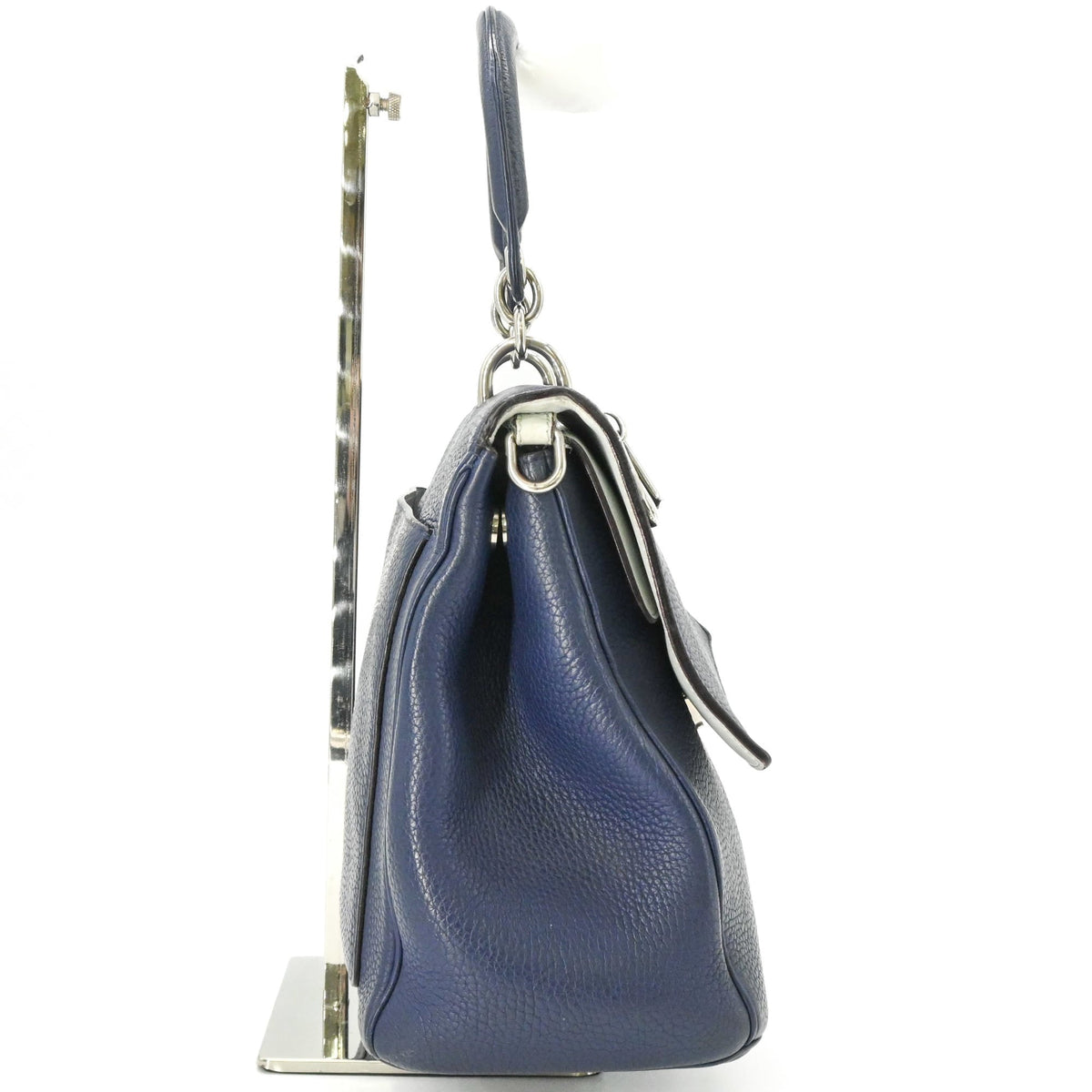 Christian Dior Navy Leather Handbag (Pre-Owned)