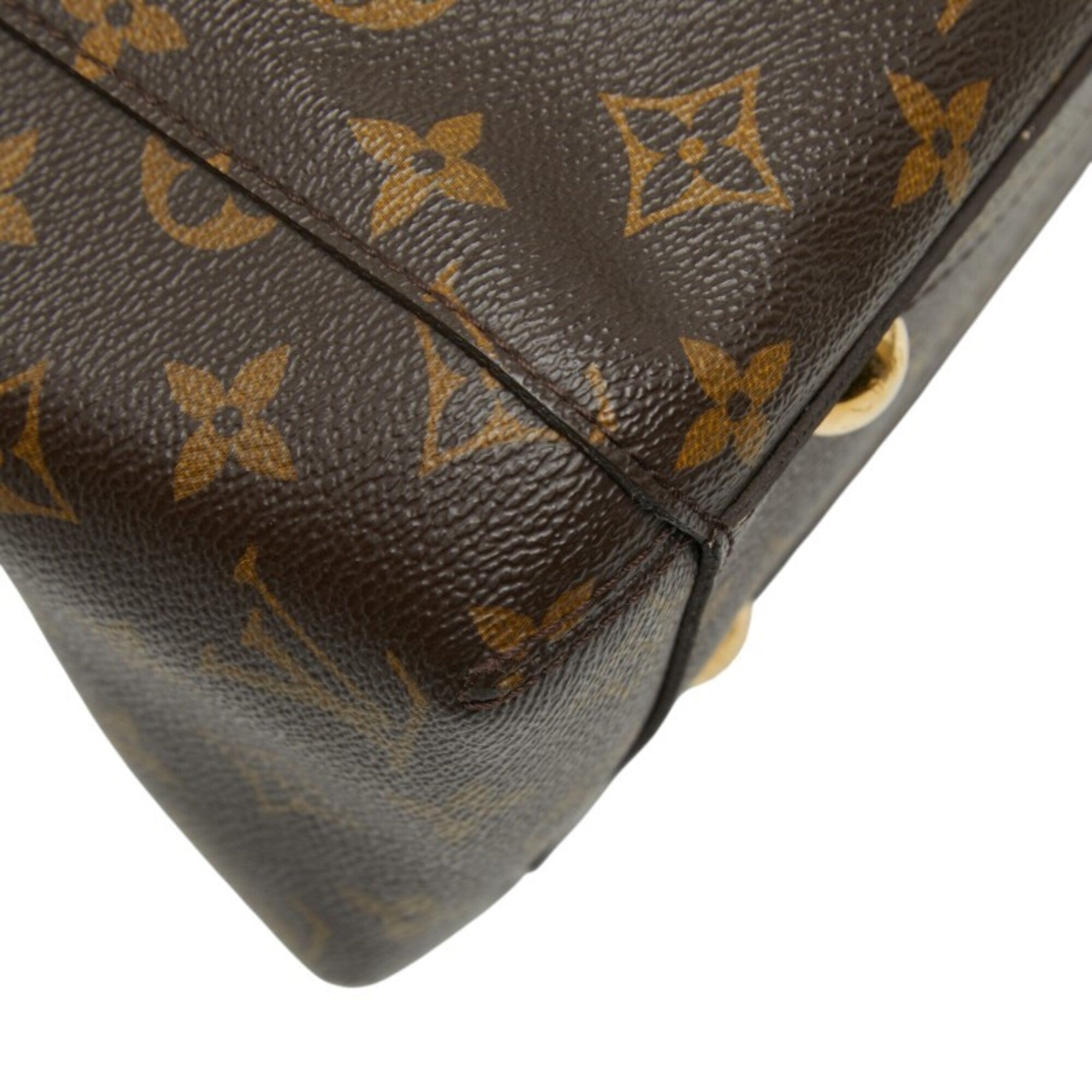 Louis Vuitton Brown Pvc Leather Handbag Shoulder Bag (Pre-Owned)